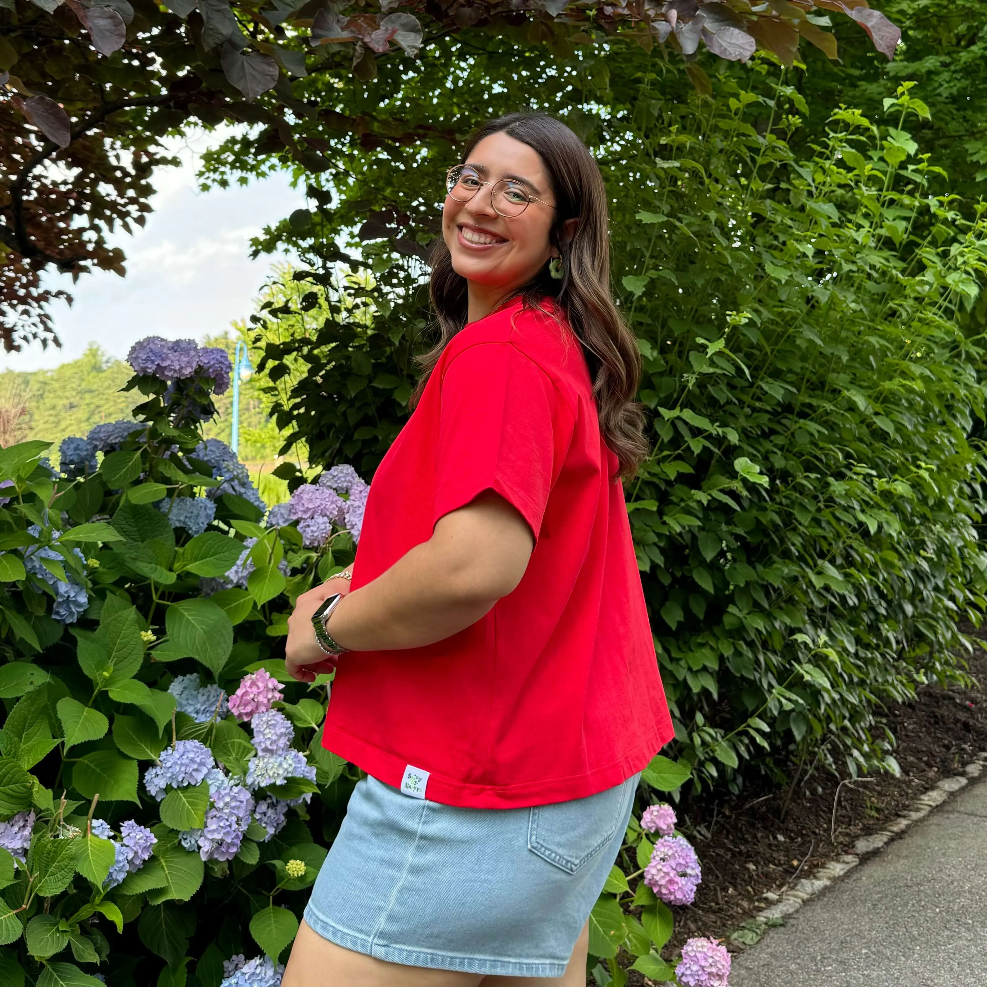 Suncatcher Tee - Tomato sold by Shiny by Nature product image thumbnail 3