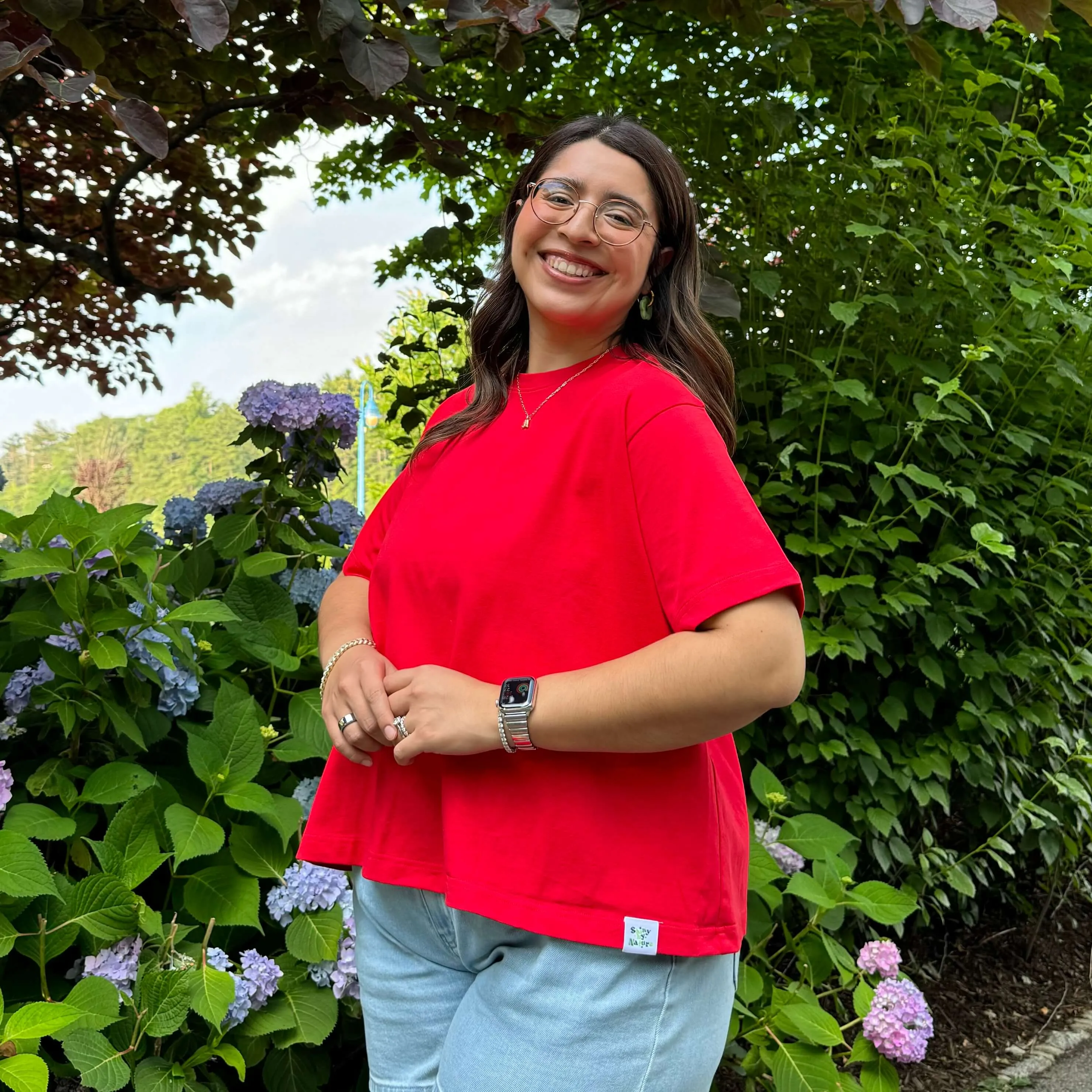 Suncatcher Tee - Tomato sold by Shiny by Nature product image thumbnail 4