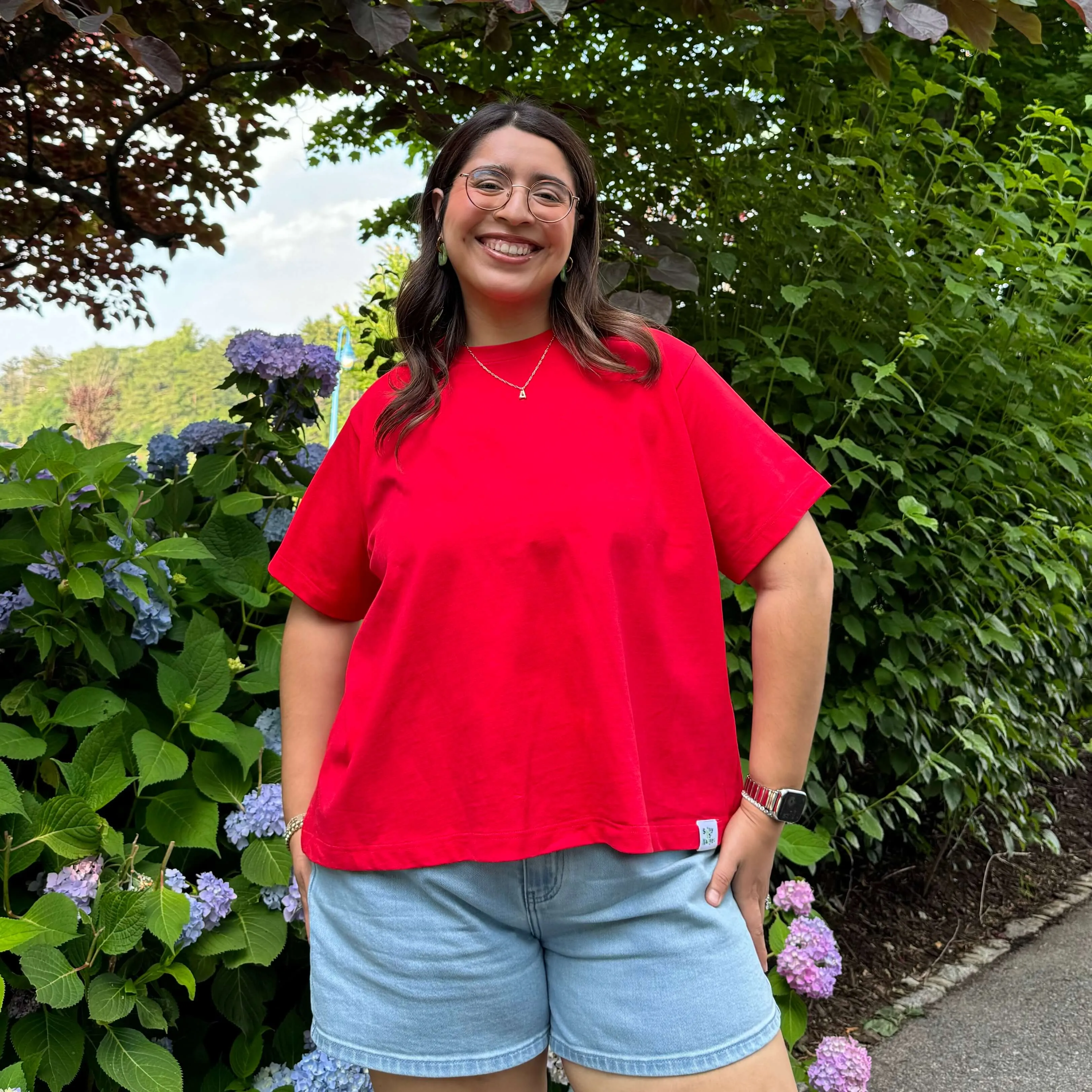 Suncatcher Tee - Tomato sold by Shiny by Nature