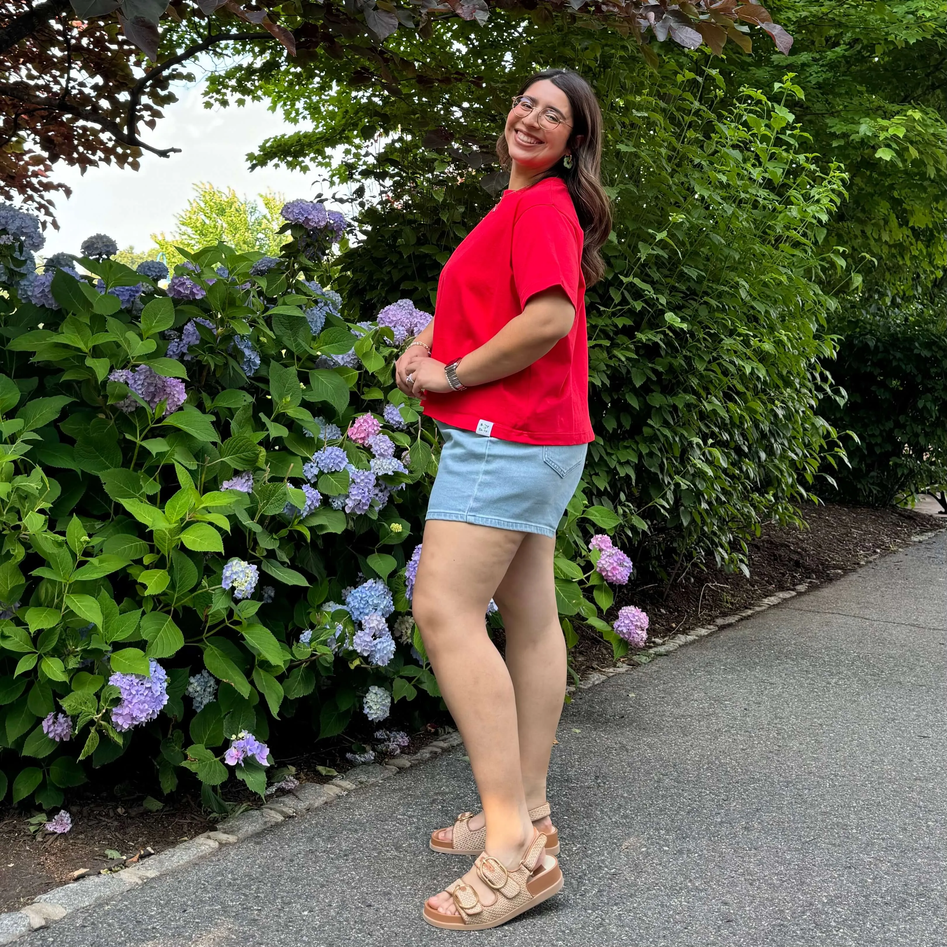 Suncatcher Tee - Tomato sold by Shiny by Nature product image thumbnail 5