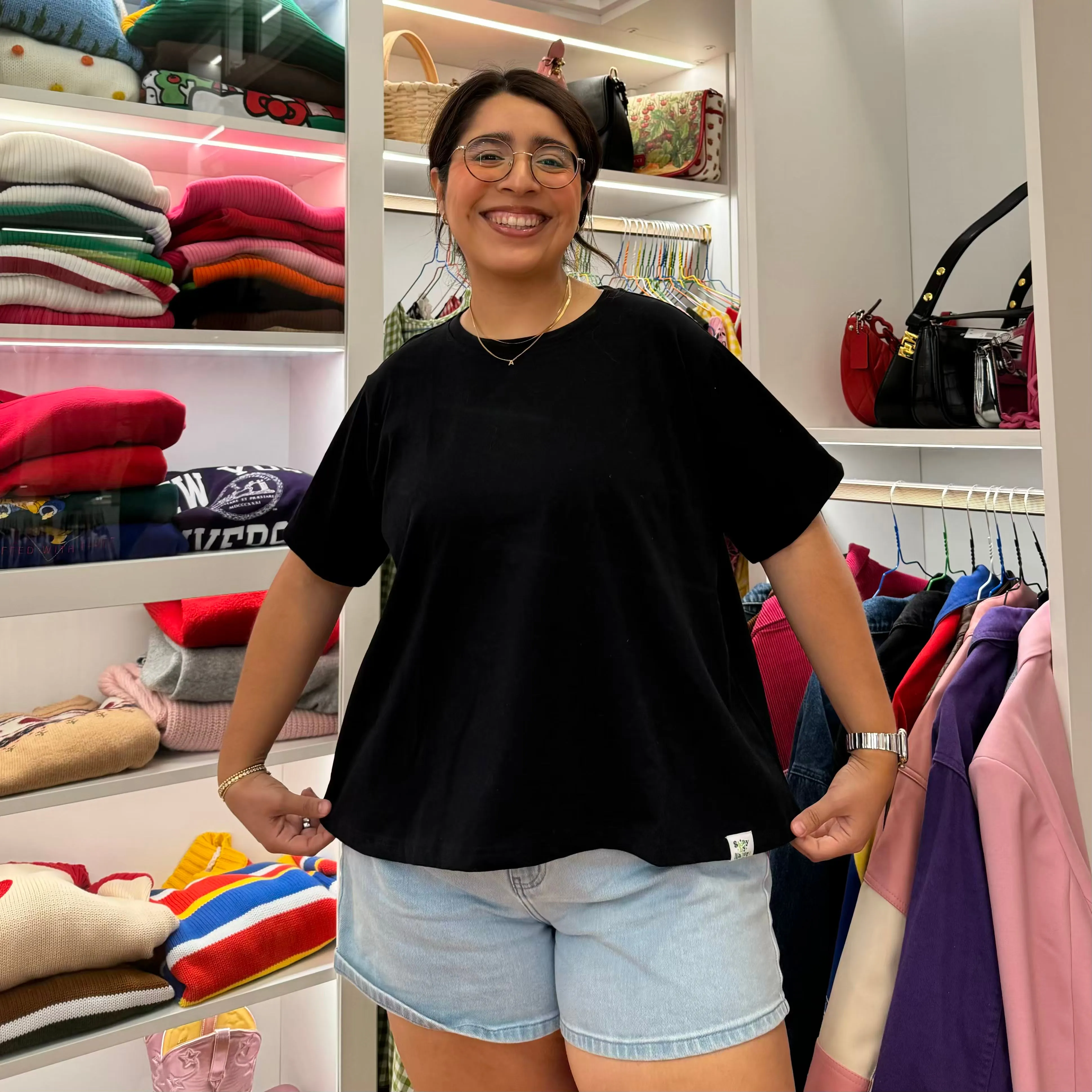 Suncatcher Tee - Black sold by Shiny by Nature product image thumbnail 2