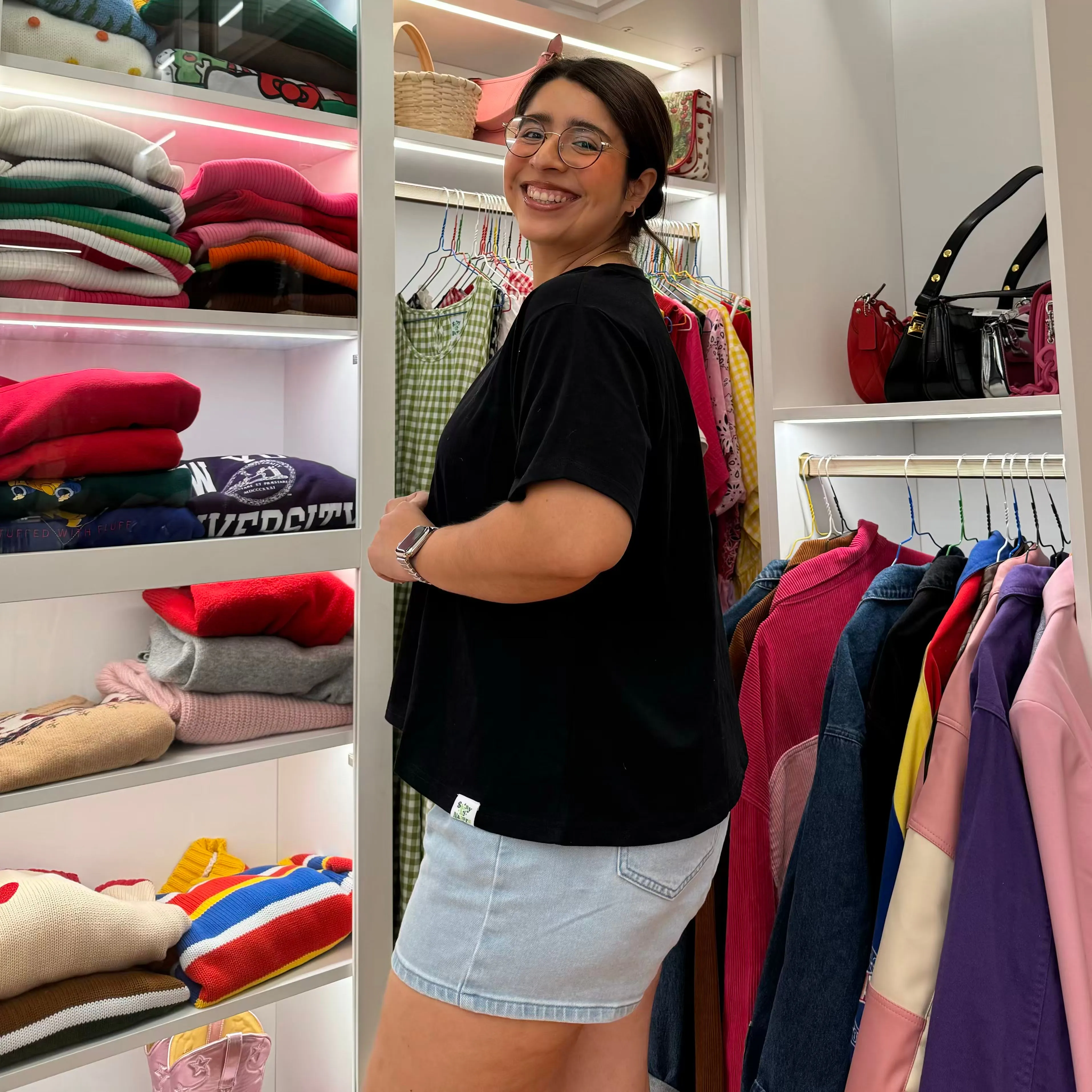 Suncatcher Tee - Black sold by Shiny by Nature product image thumbnail 3