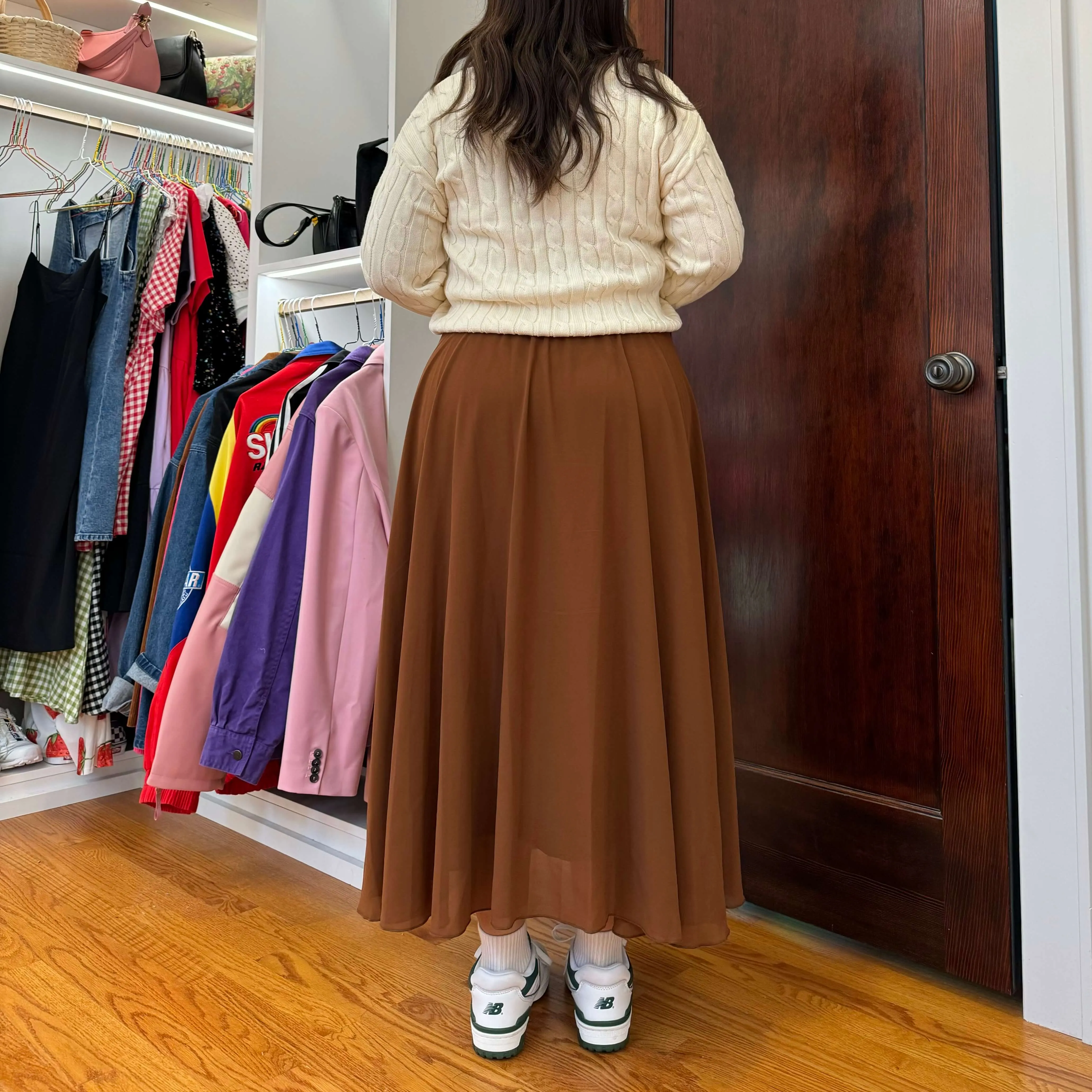 Chiffon Midi Skirt - Acorn *Clearance Sale* sold by Shiny by Nature product image thumbnail 4