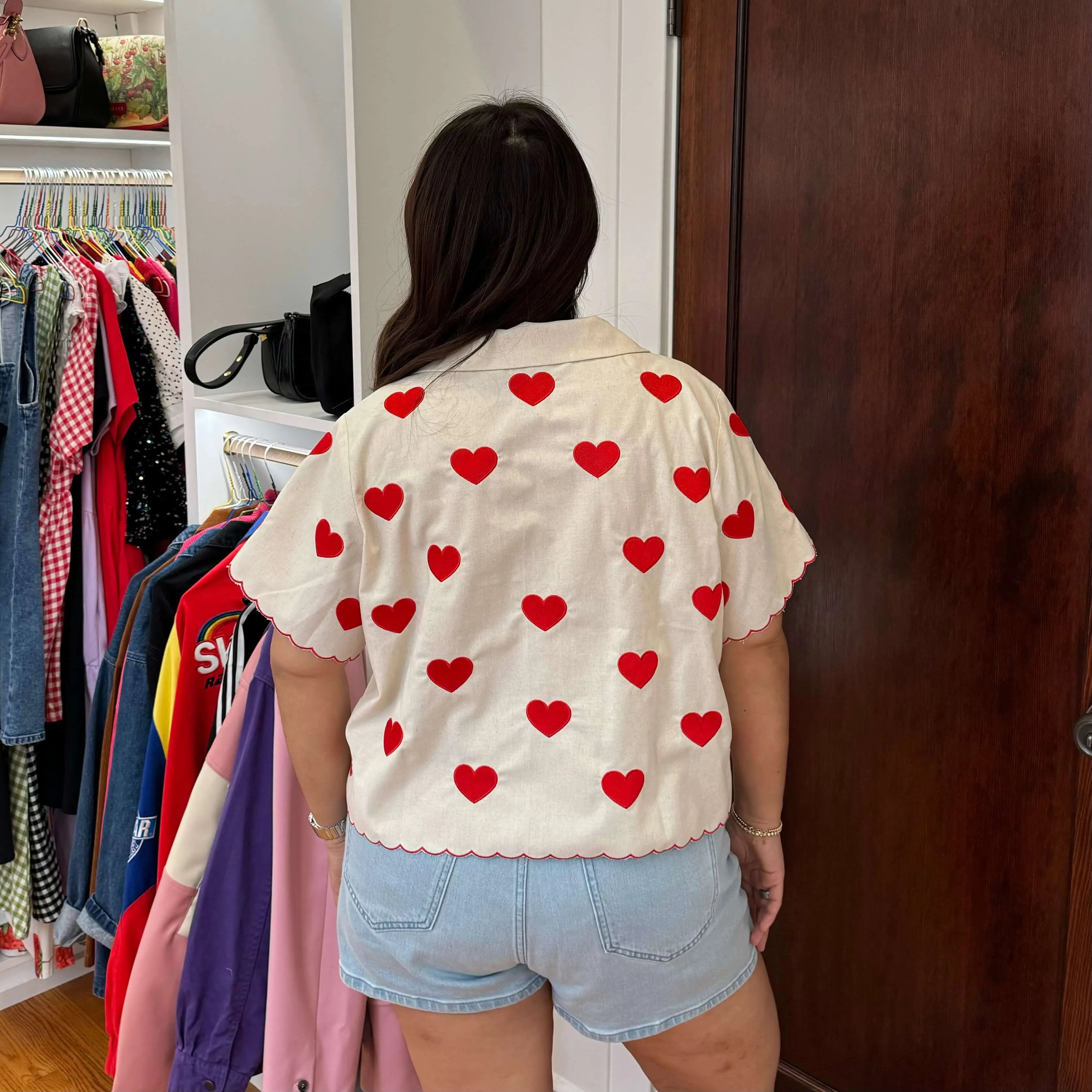 Diagonal Button-Up - Sweetheart *Clearance Sale* sold by Shiny by Nature product image thumbnail 3