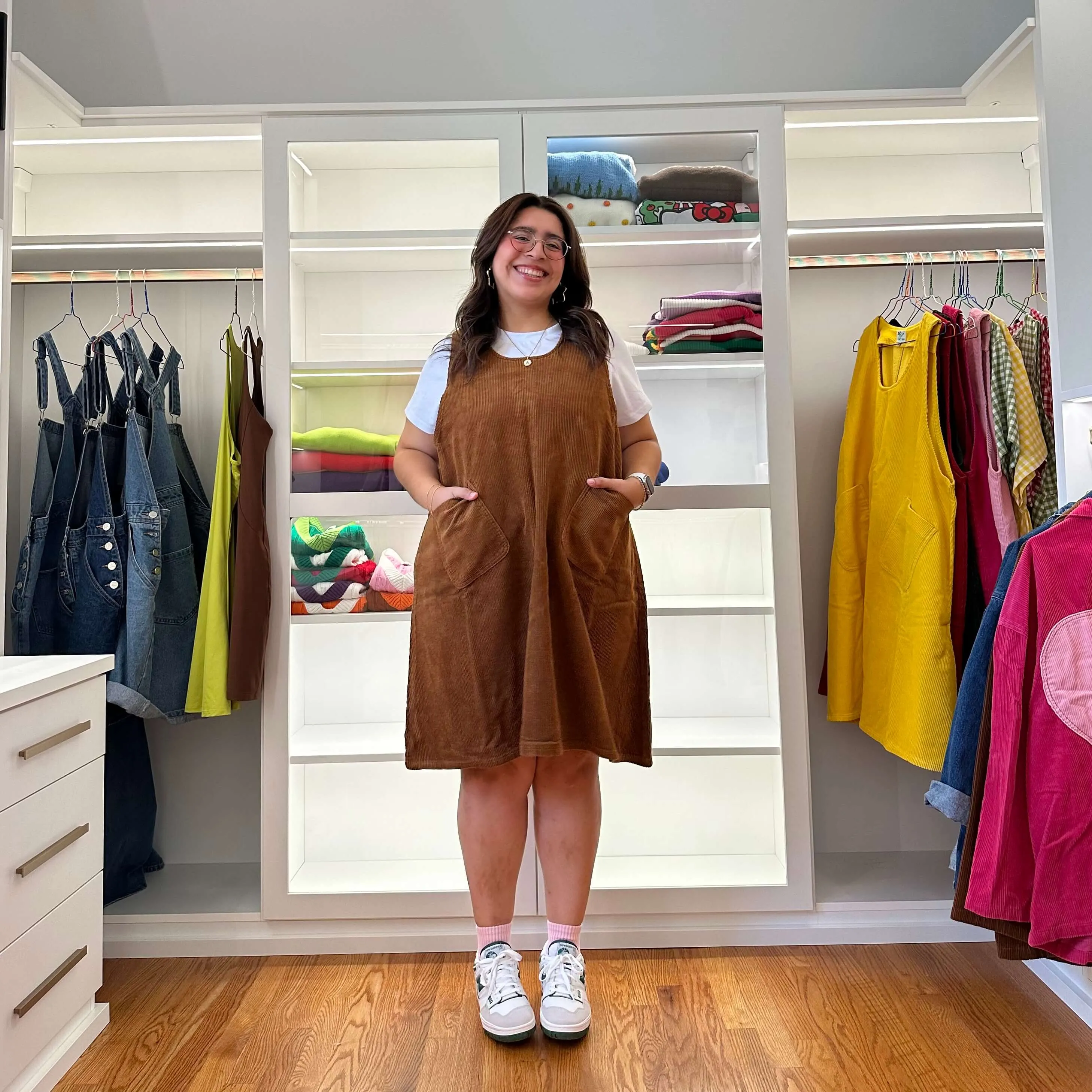 Corduroy Dress - Acorn *Clearance Sale* sold by Shiny by Nature product image thumbnail 2