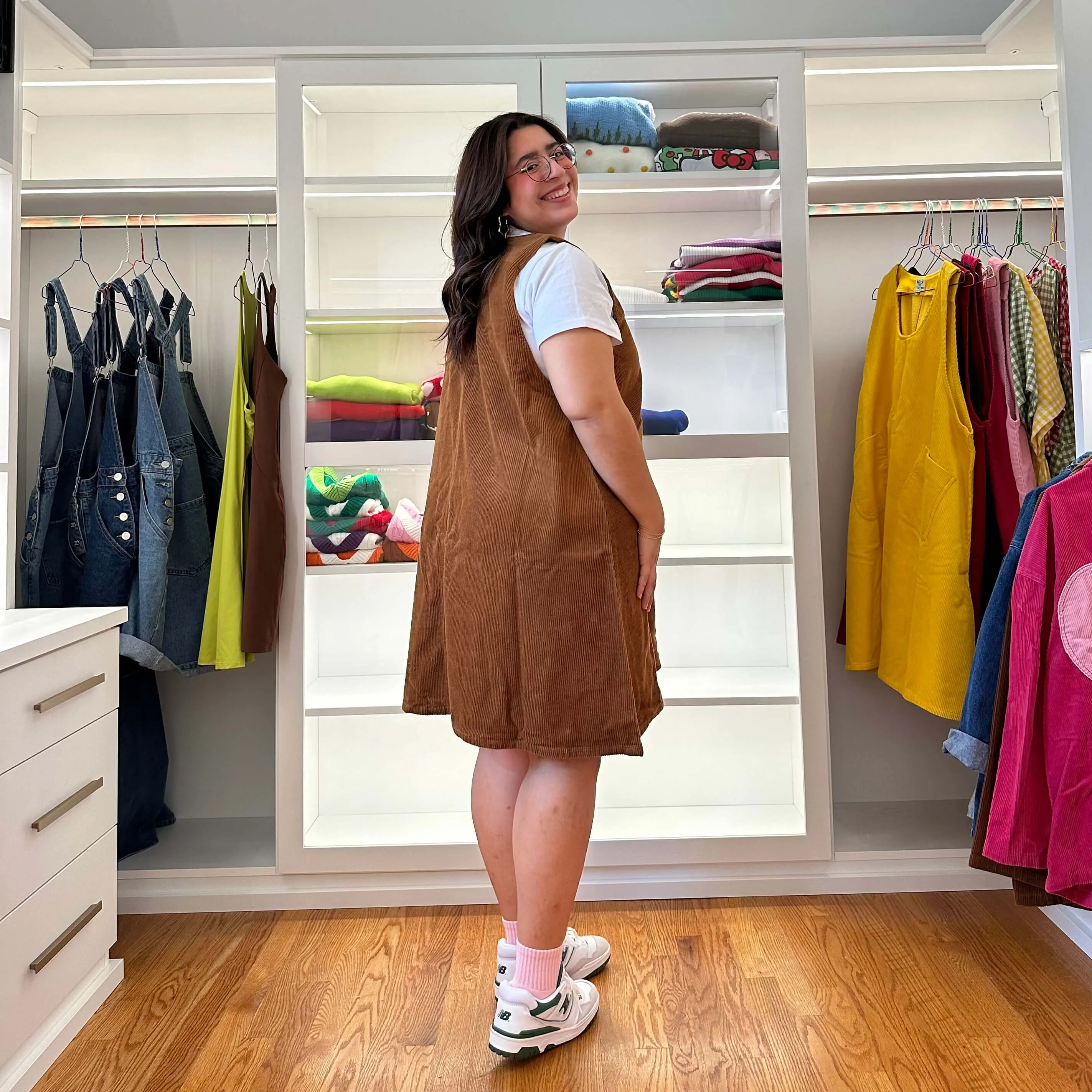 Corduroy Dress - Acorn *Clearance Sale* sold by Shiny by Nature product image thumbnail 5