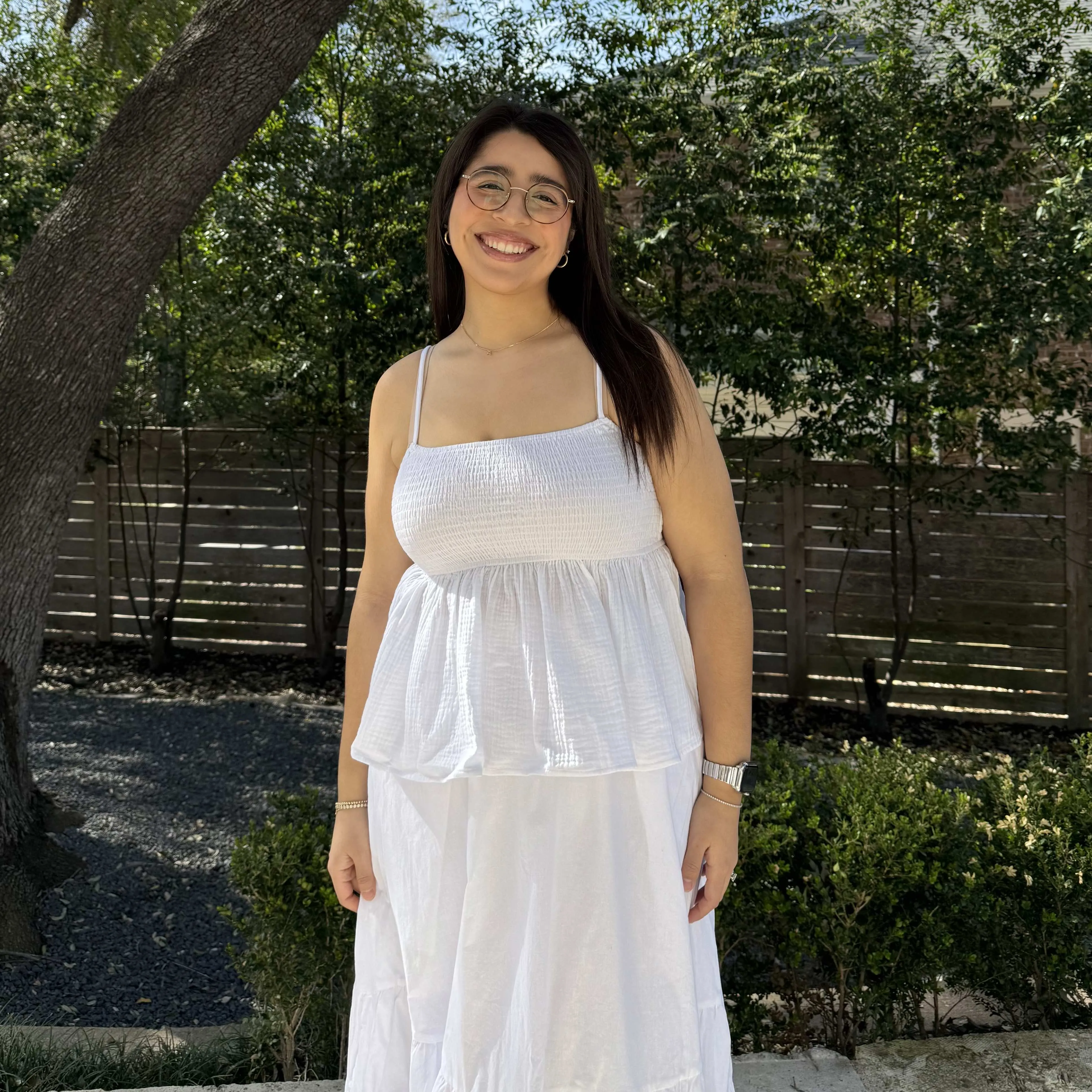 Smocked Strap Peplum Top - Tofu *Clearance Sale* sold by Shiny by Nature product image thumbnail 3