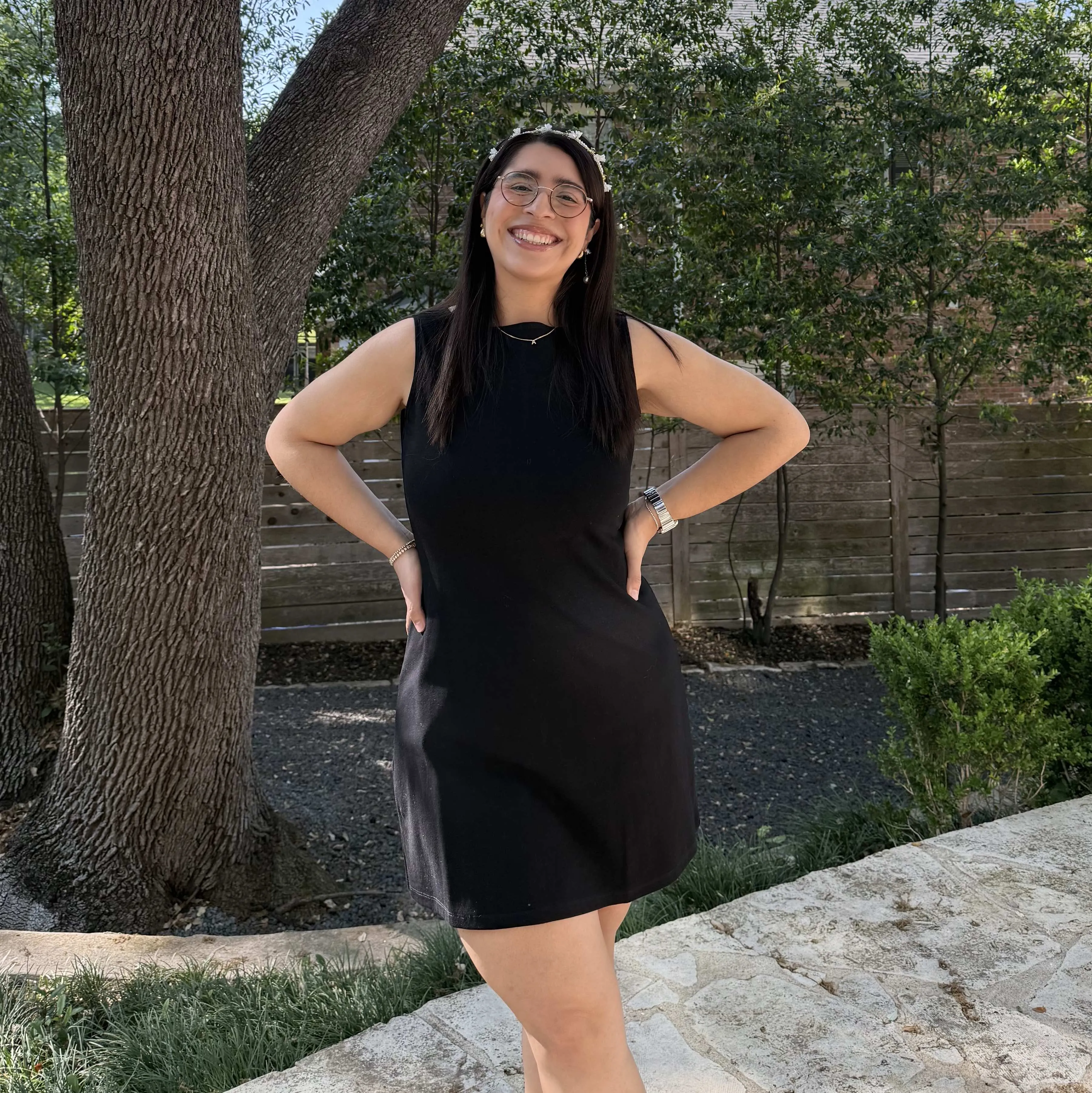 Boatneck Mini Dress - Black *Clearance Sale* sold by Shiny by Nature