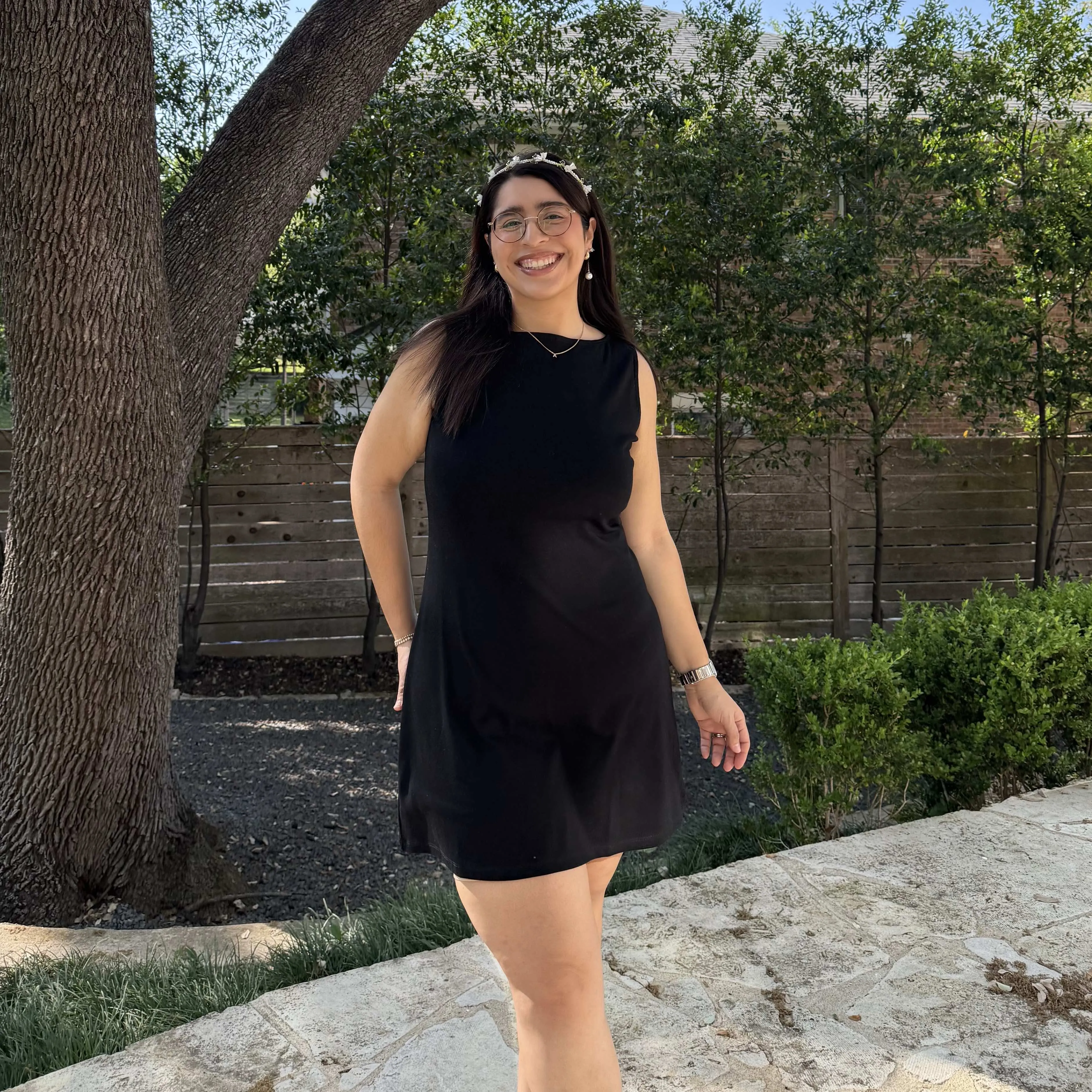 Boatneck Mini Dress - Black *Clearance Sale* sold by Shiny by Nature product image thumbnail 2