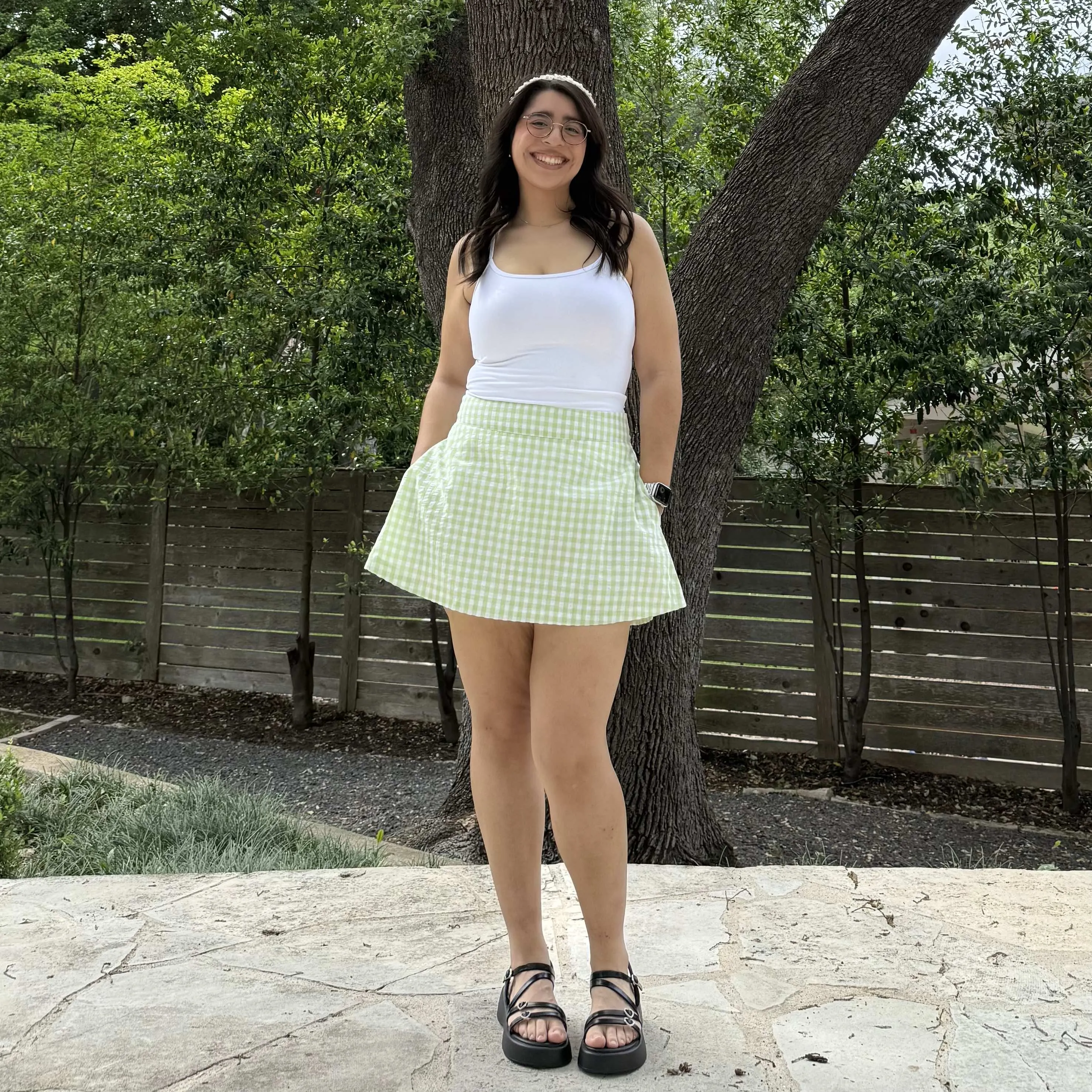 Christina Mini Skirt - Lime *Clearance Sale* sold by Shiny by Nature product image thumbnail 4