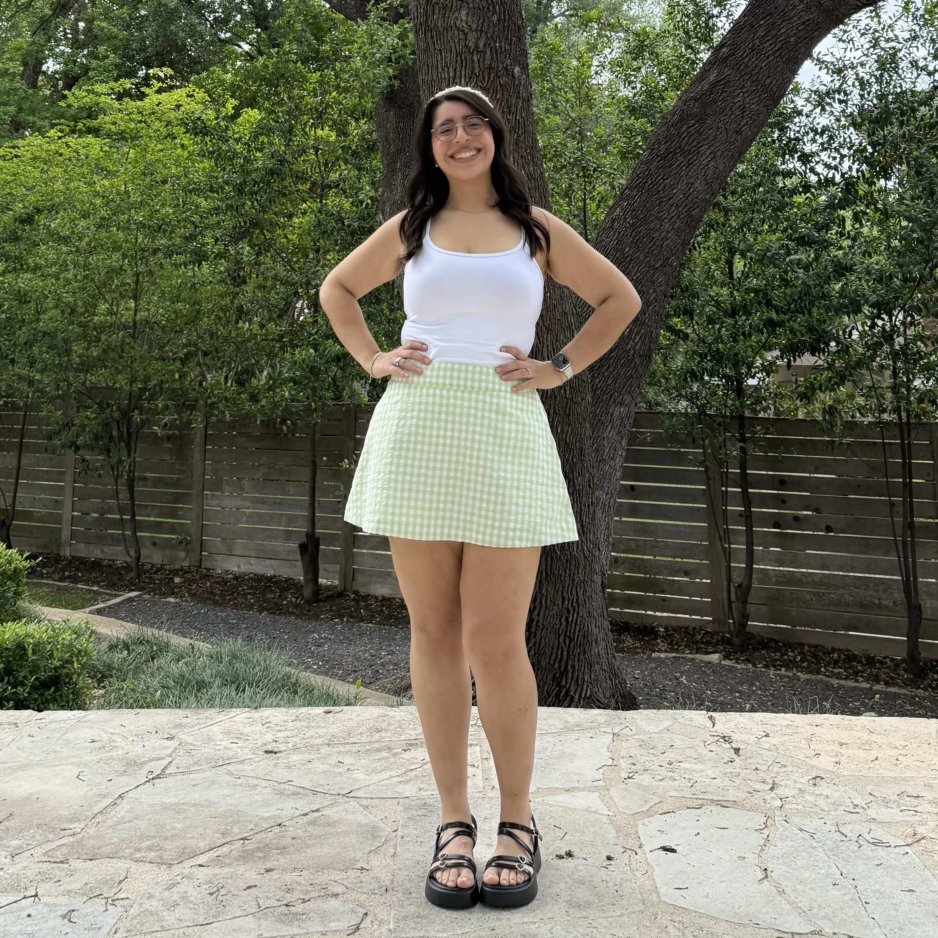 Christina Mini Skirt - Lime *Clearance Sale* sold by Shiny by Nature