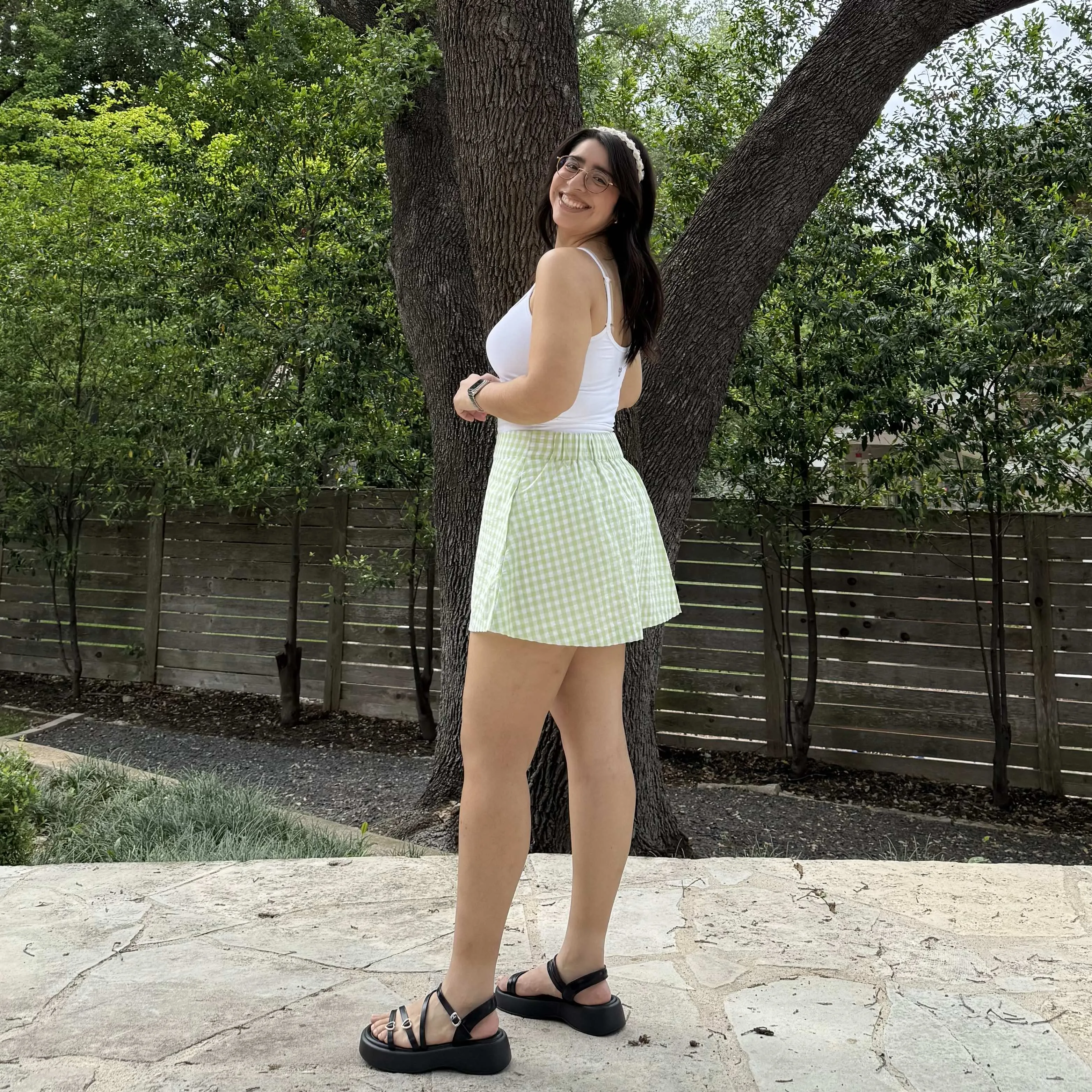 Christina Mini Skirt - Lime *Clearance Sale* sold by Shiny by Nature product image thumbnail 3