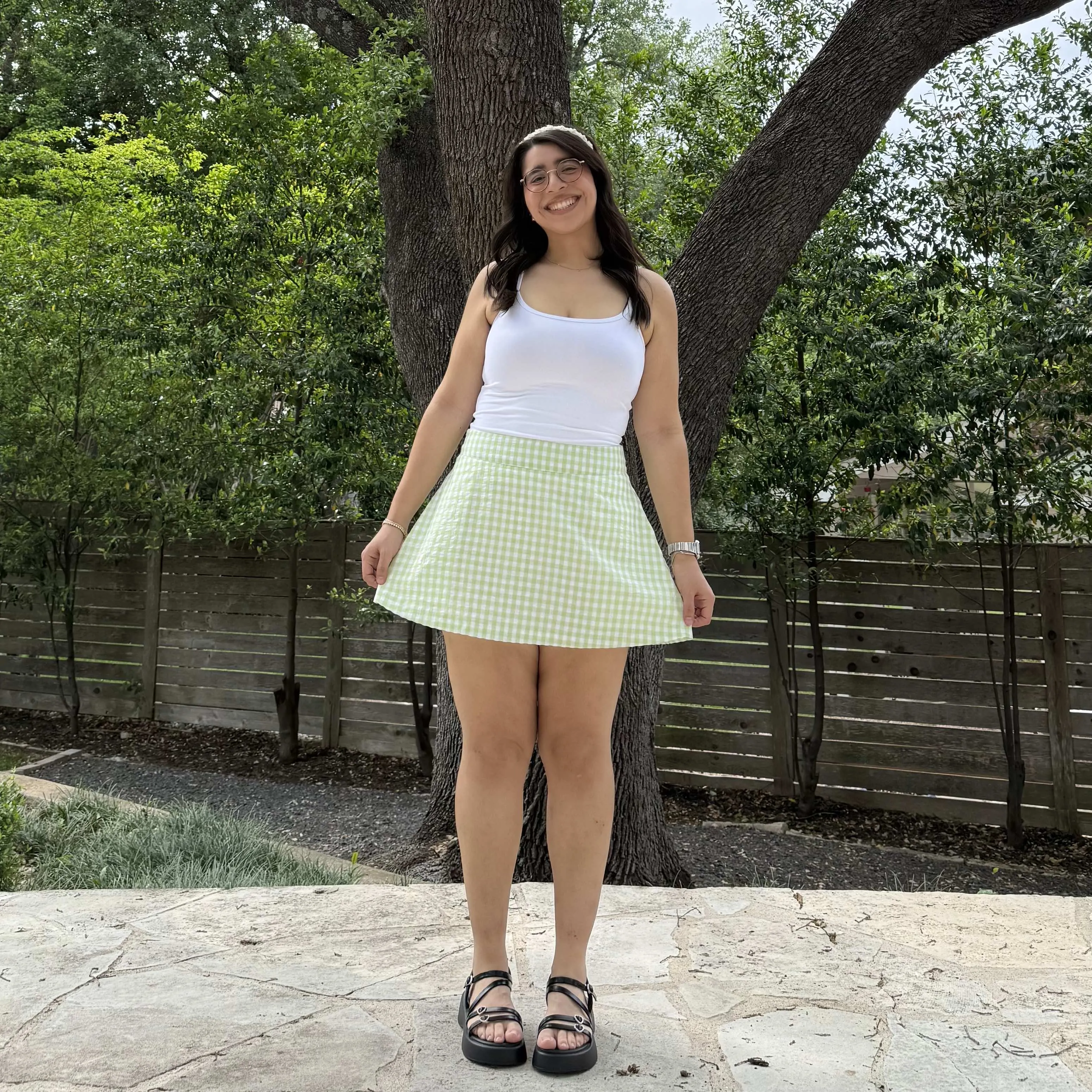 Christina Mini Skirt - Lime *Clearance Sale* sold by Shiny by Nature product image thumbnail 2