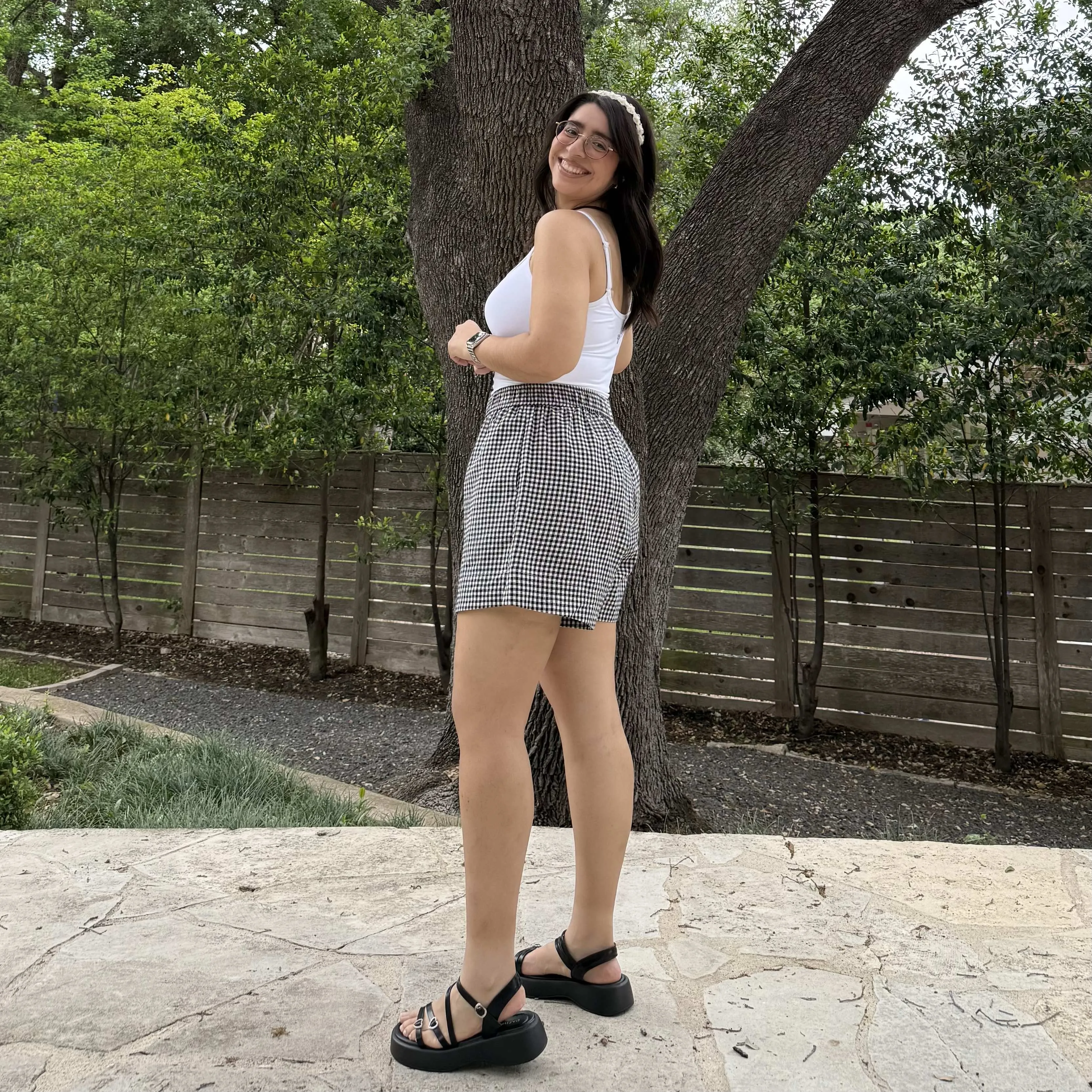 Summer Gingham Shorts - Black *Clearance Sale* sold by Shiny by Nature product image thumbnail 3