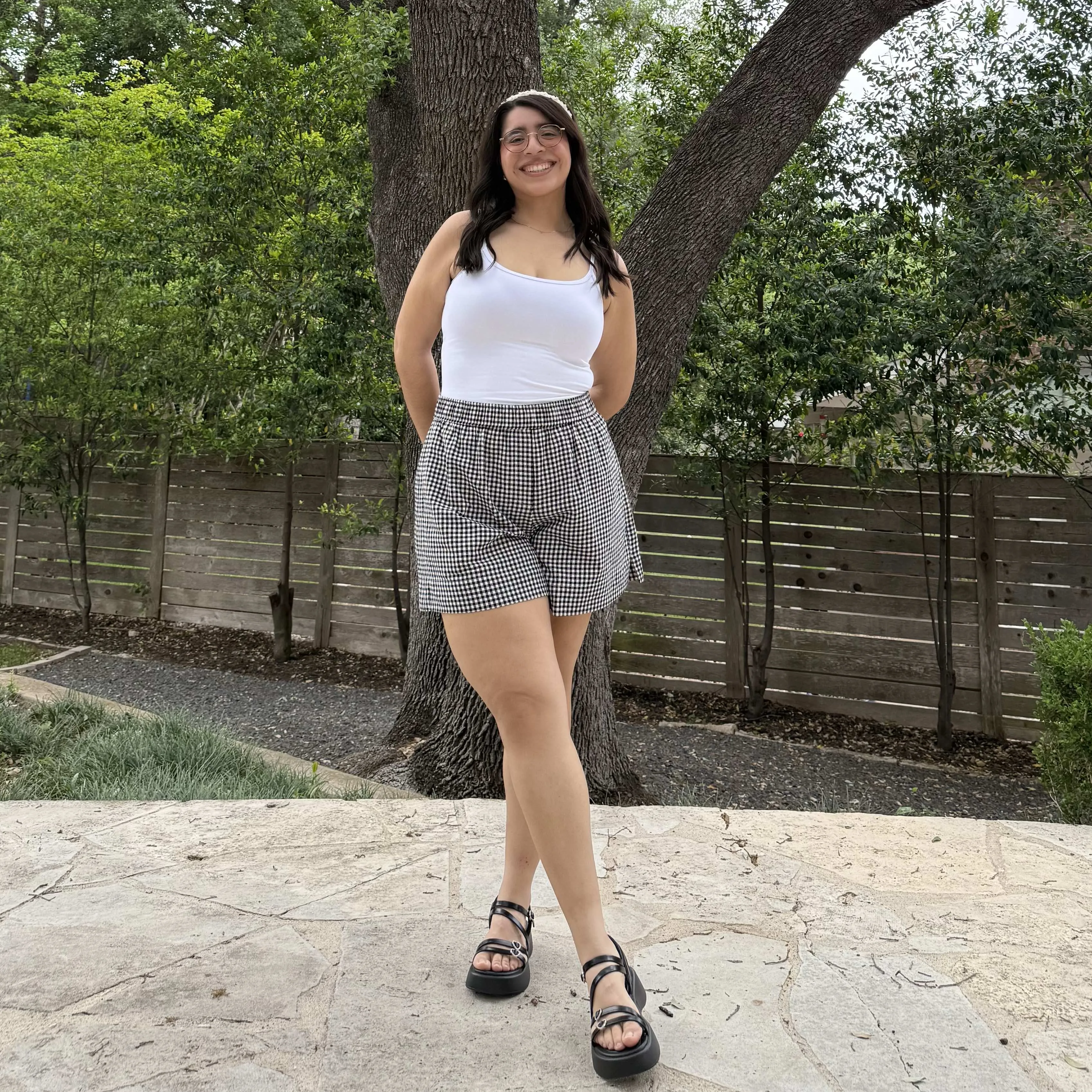 Summer Gingham Shorts - Black *Clearance Sale* sold by Shiny by Nature product image thumbnail 4