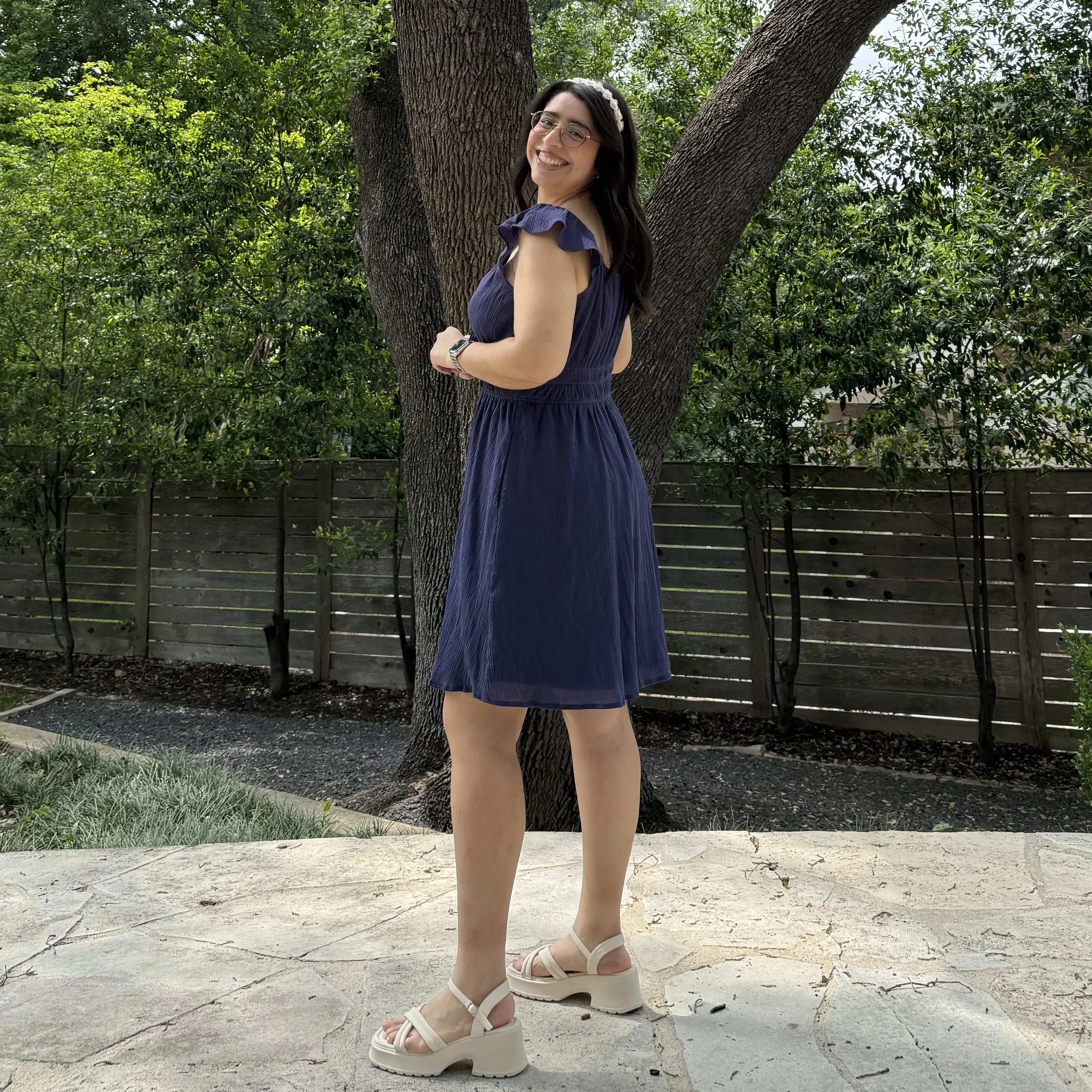 The Willow Dress - Navy *Clearance Sale* sold by Shiny by Nature product image thumbnail 4