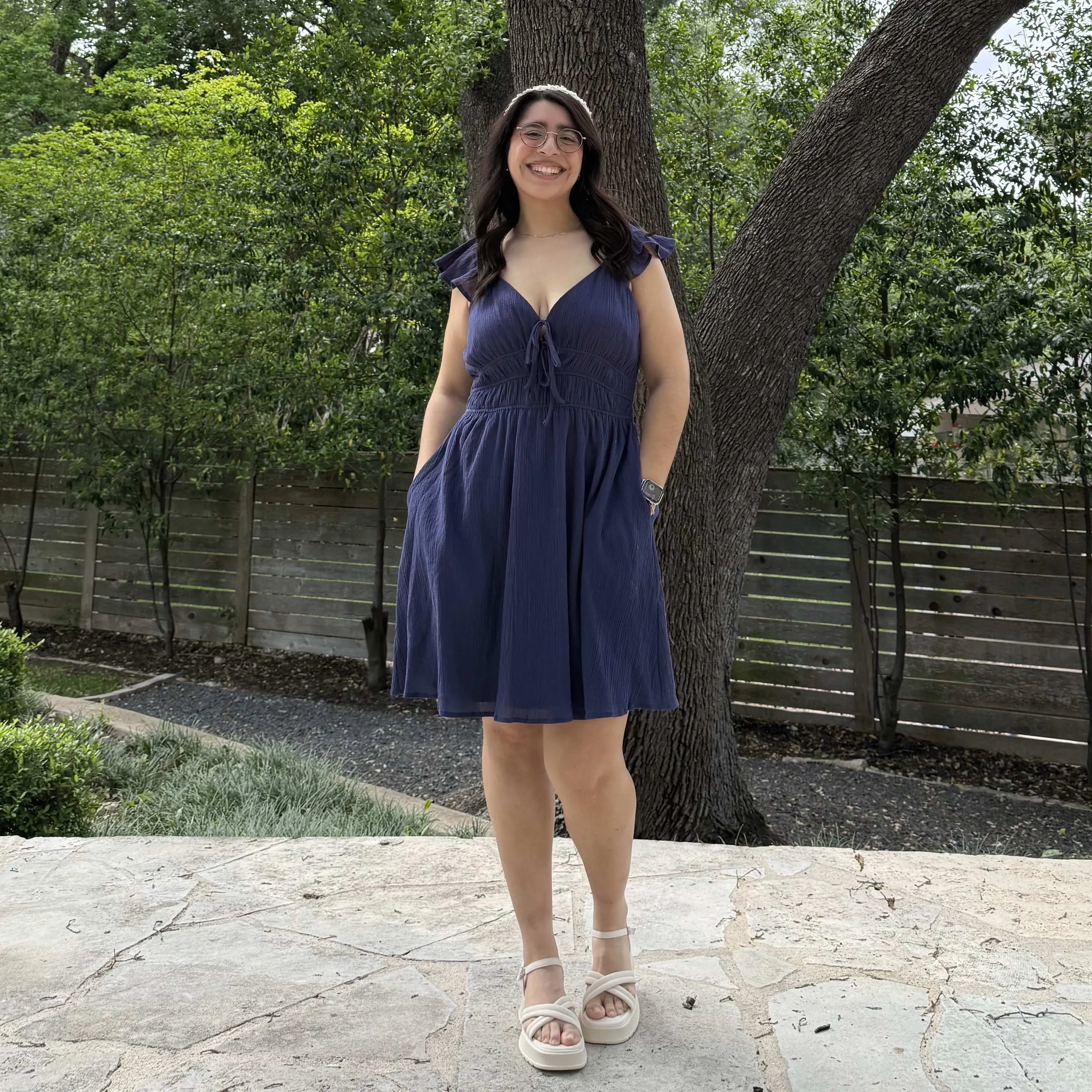 The Willow Dress - Navy *Clearance Sale* sold by Shiny by Nature product image thumbnail 2