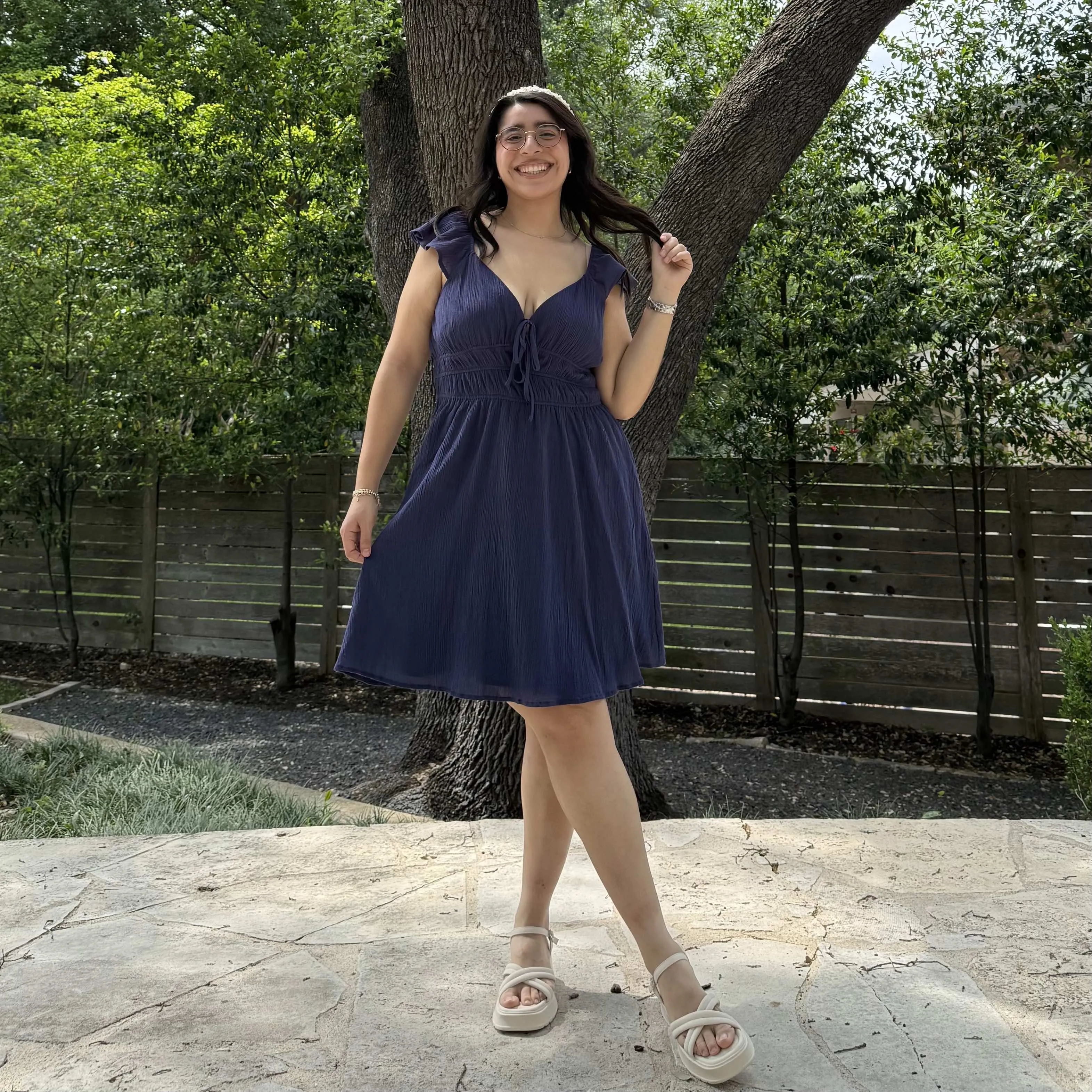 The Willow Dress - Navy *Clearance Sale* sold by Shiny by Nature product image thumbnail 5