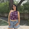 Island One Shoulder Top - Orchid *Clearance Sale* sold by Shiny by Nature