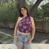 Island One Shoulder Top - Orchid *Clearance Sale* sold by Shiny by Nature