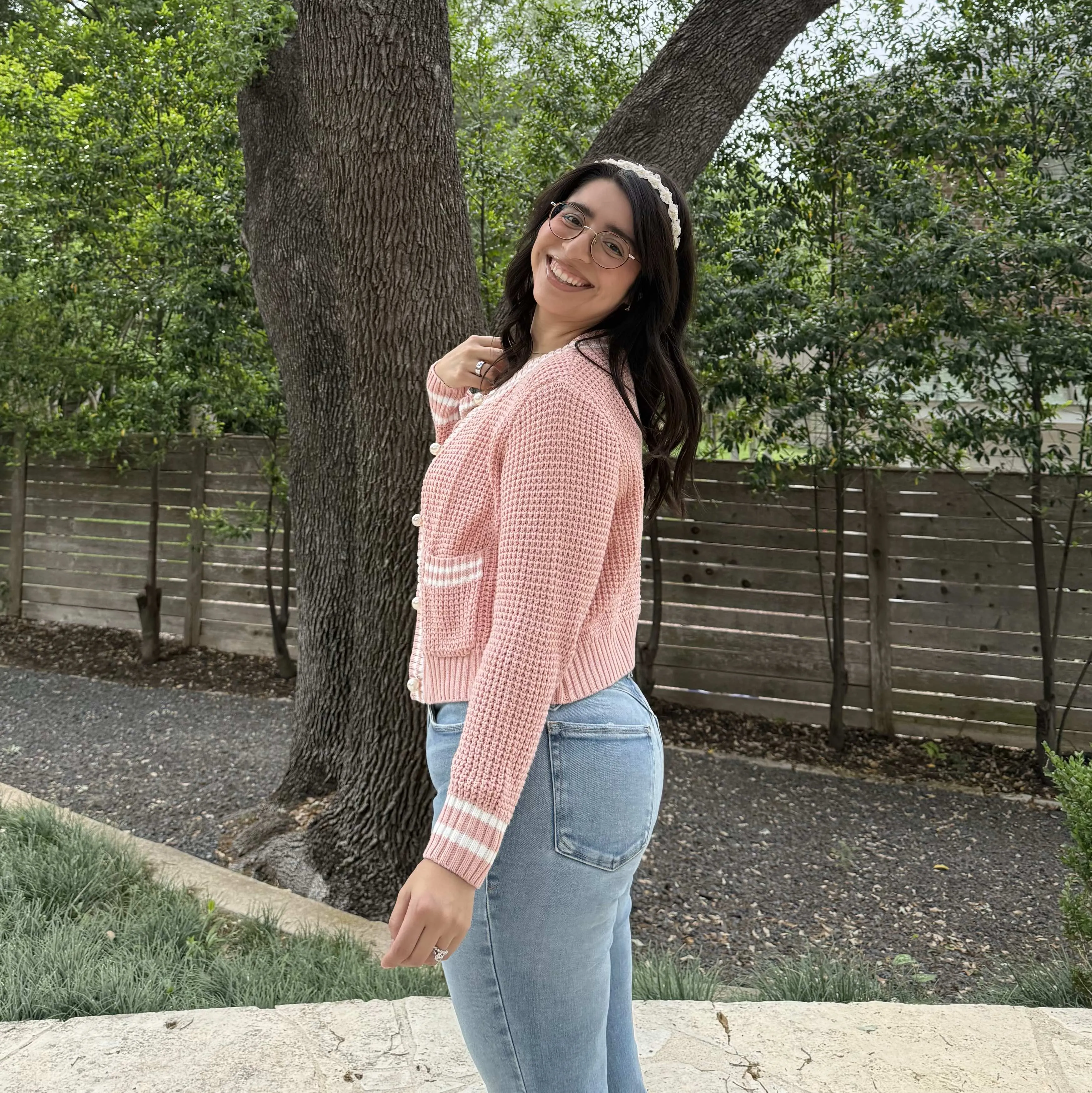 Uptown Cardigan - Pink *Clearance Sale* sold by Shiny by Nature product image thumbnail 4