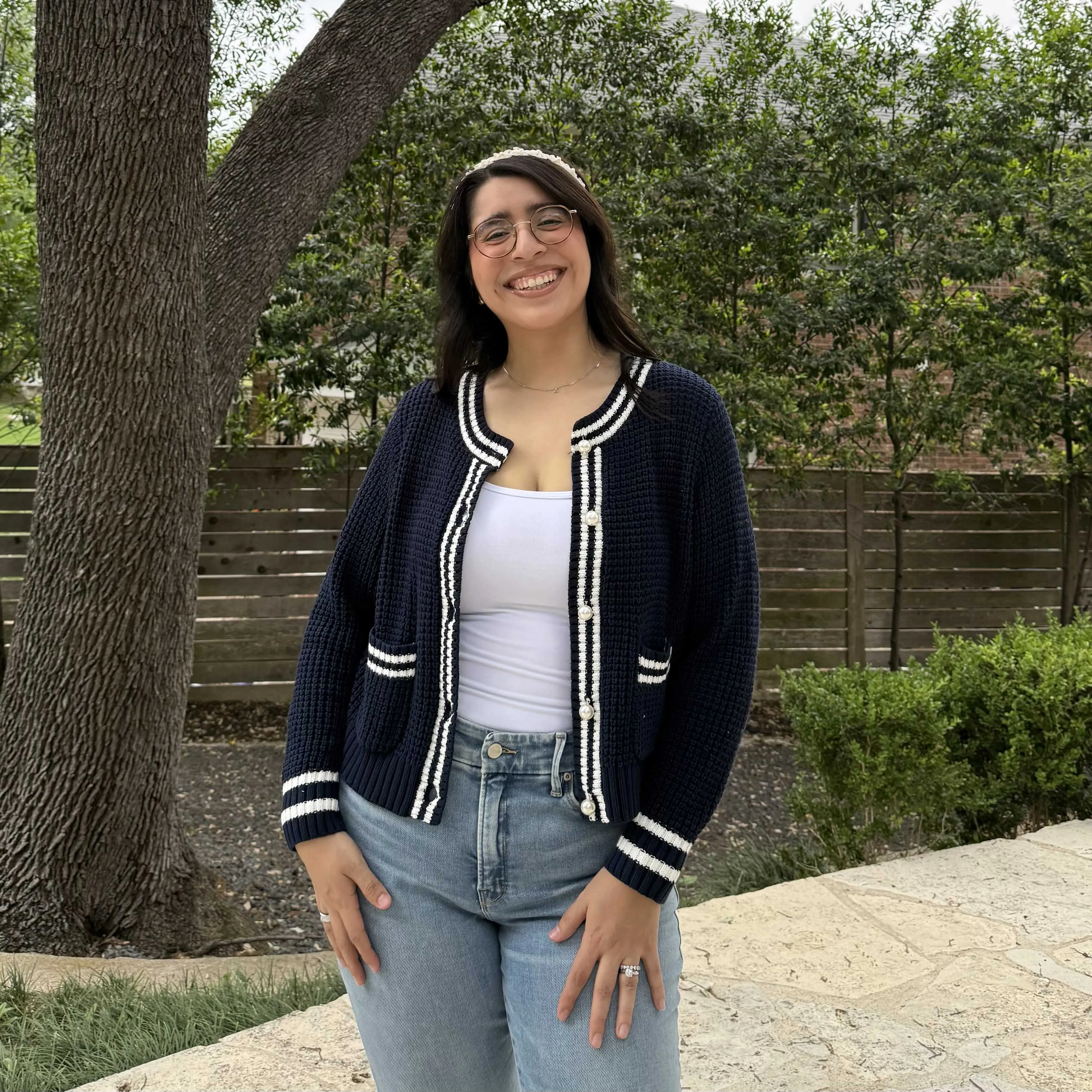 Uptown Cardigan - Navy *Clearance Sale* sold by Shiny by Nature