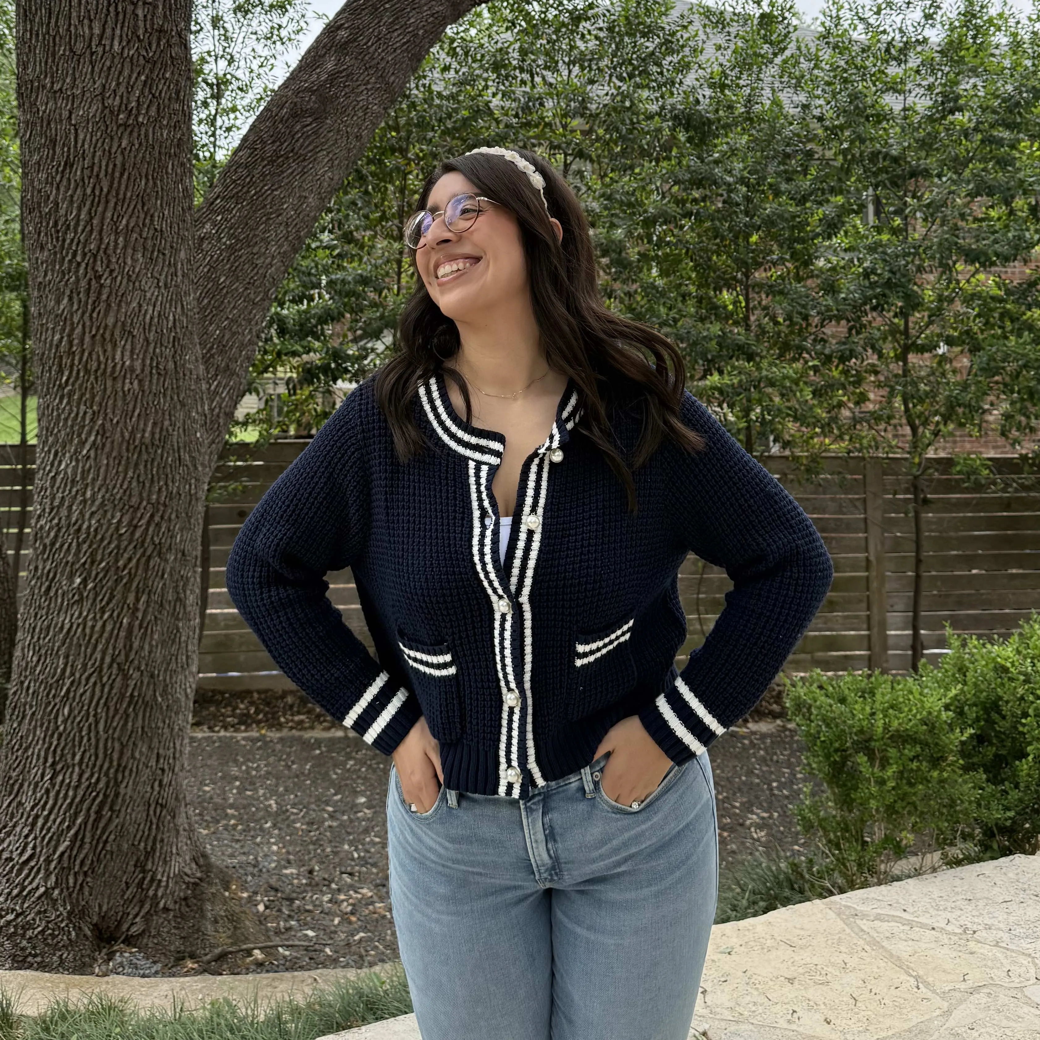 Uptown Cardigan - Navy *Clearance Sale* sold by Shiny by Nature product image thumbnail 5