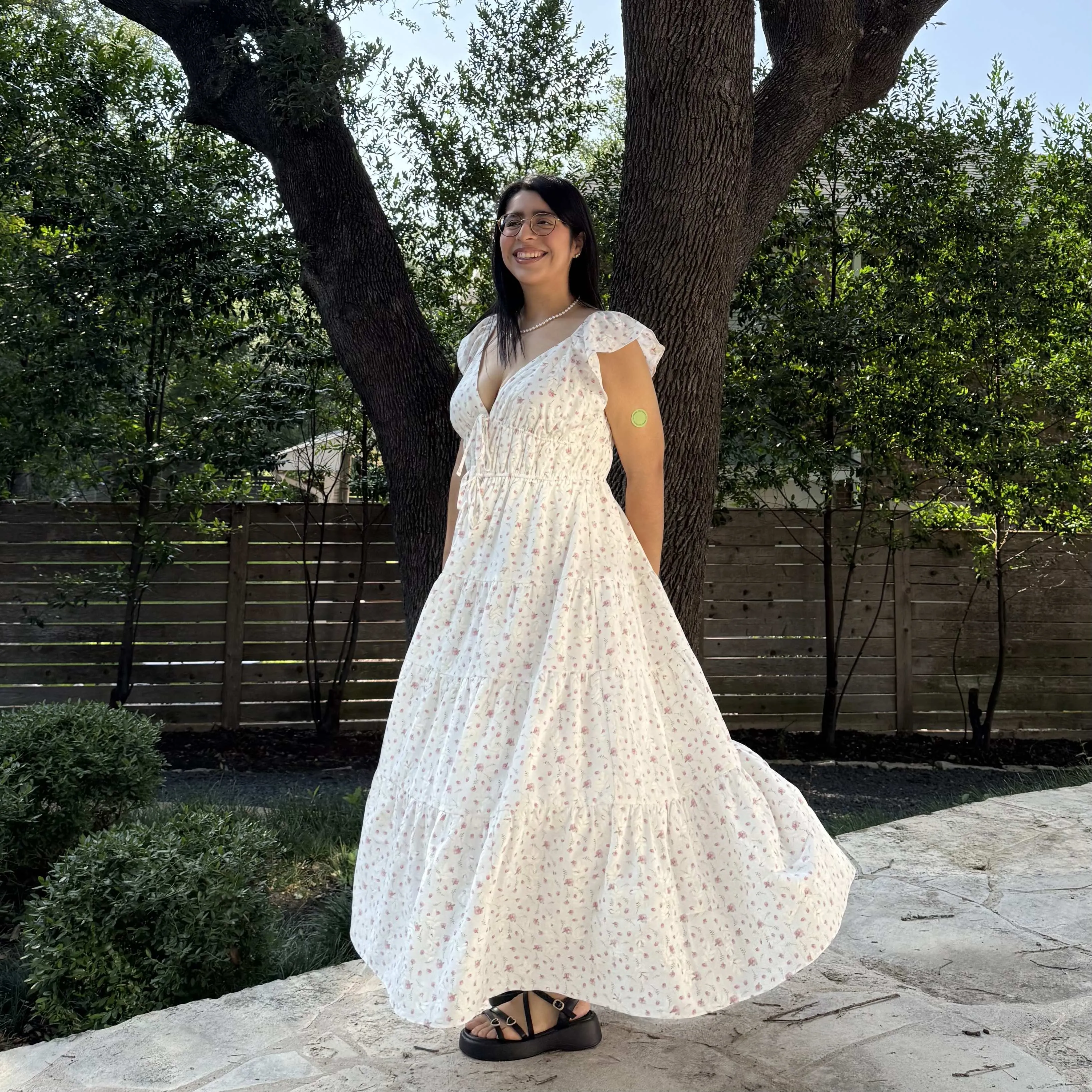 Meadow Maxi Dress - Cream/Pink *Clearance Sale* sold by Shiny by Nature product image thumbnail 4