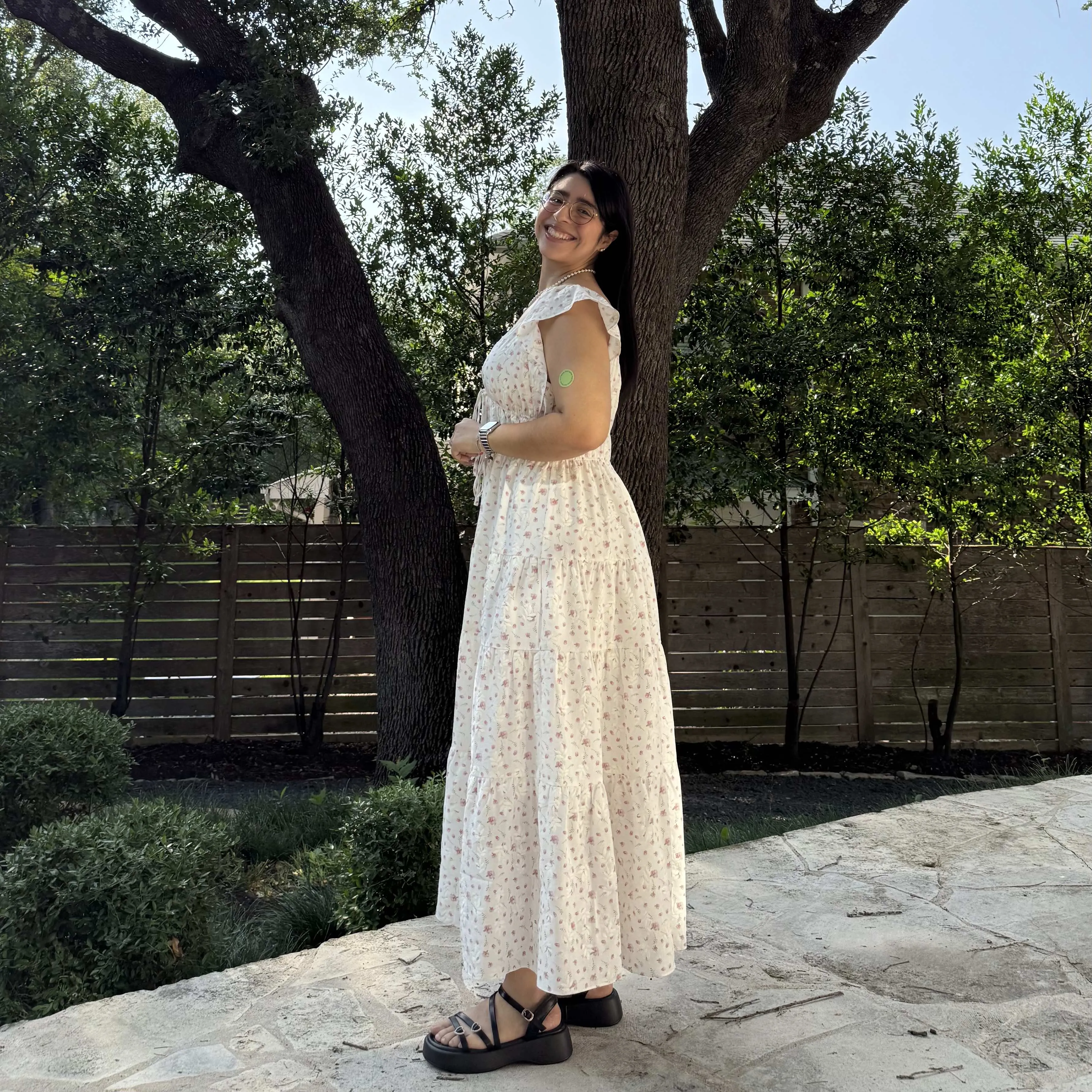 Meadow Maxi Dress - Cream/Pink *Clearance Sale* sold by Shiny by Nature product image thumbnail 5