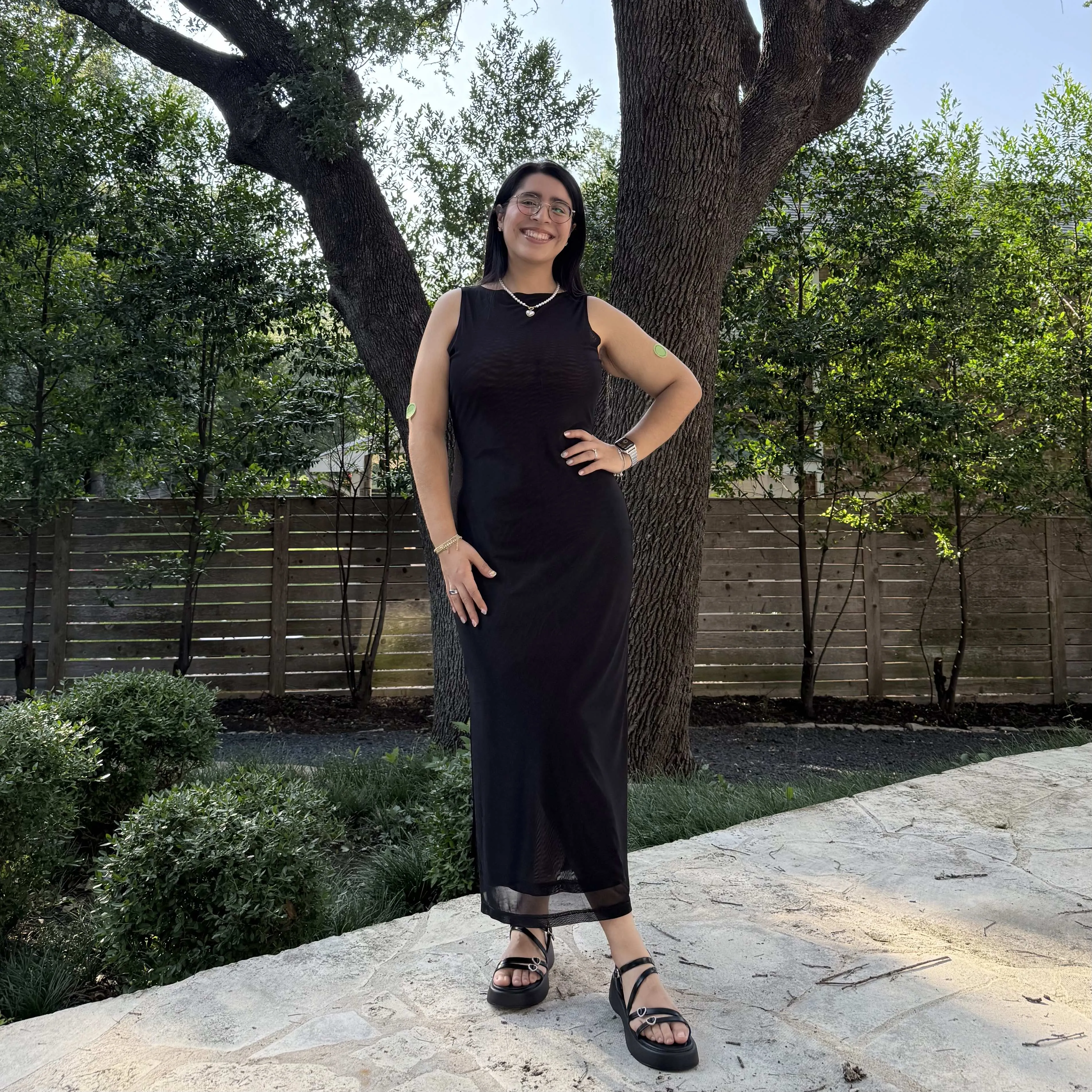 The Flora Dress - Black *Clearance Sale* sold by Shiny by Nature