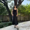 Luna Slip Dress - Black *Clearance Sale* sold by Shiny by Nature