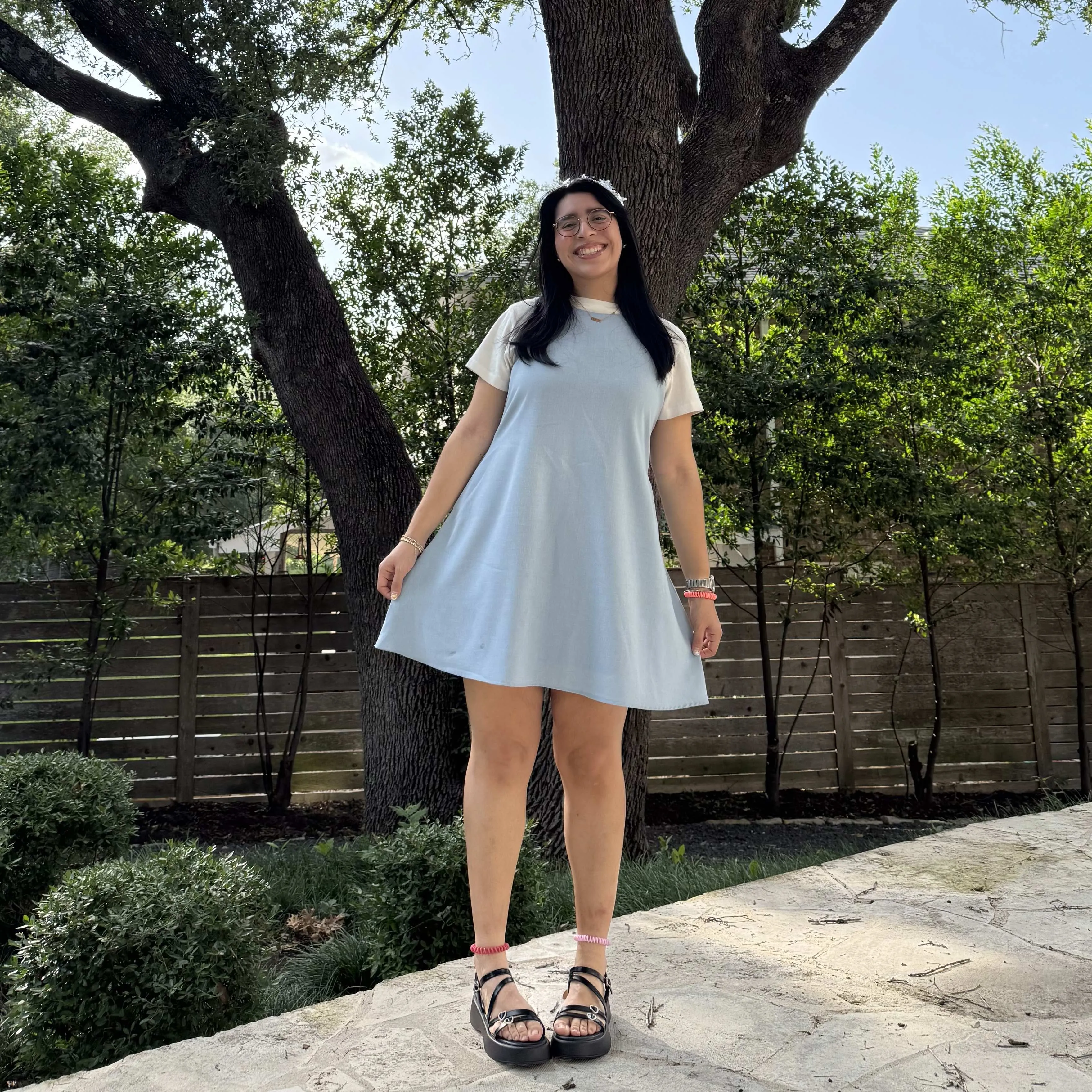 Sunday Mini Dress - Sky *Clearance Sale* sold by Shiny by Nature product image thumbnail 2