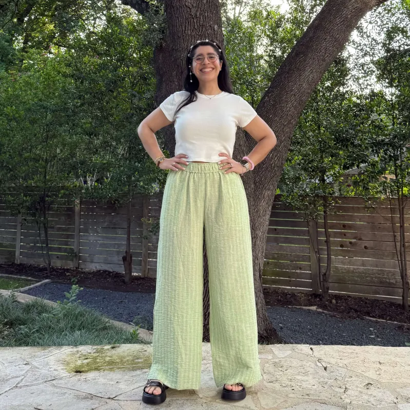 Picnic Pants - Celery sold by Shiny by Nature