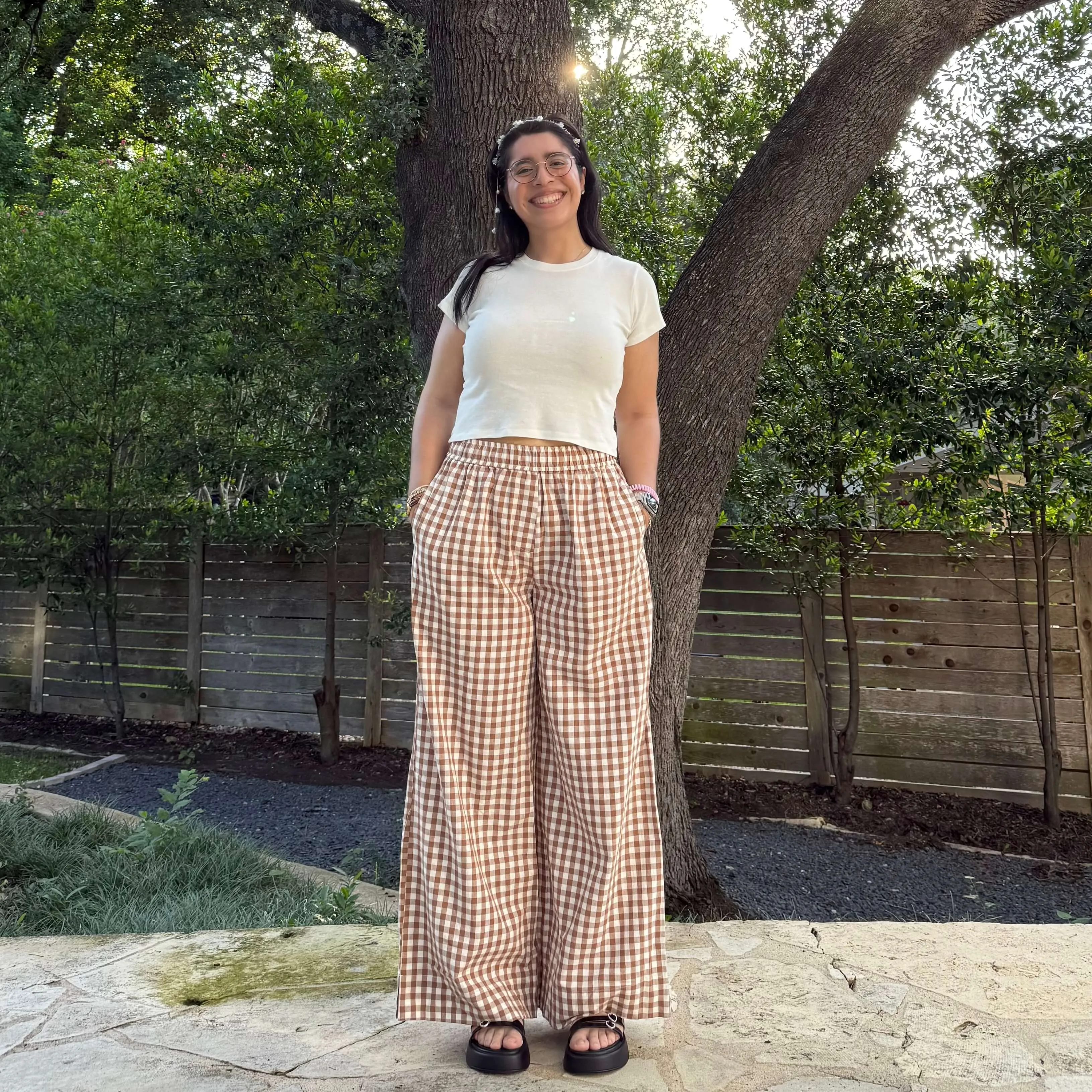 28” Inseam Picnic Pants - Chestnut *Clearance Sale* sold by Shiny by Nature product image thumbnail 2