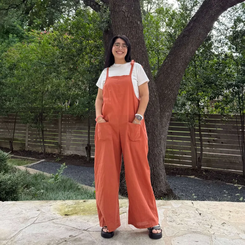 Linen Overalls - Canyon sold by Shiny by Nature