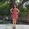 The Rosalie Dress - Firecracker *Clearance Sale* sold by Shiny by Nature