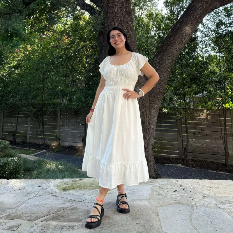 The Poem Dress - Tofu sold by Shiny by Nature