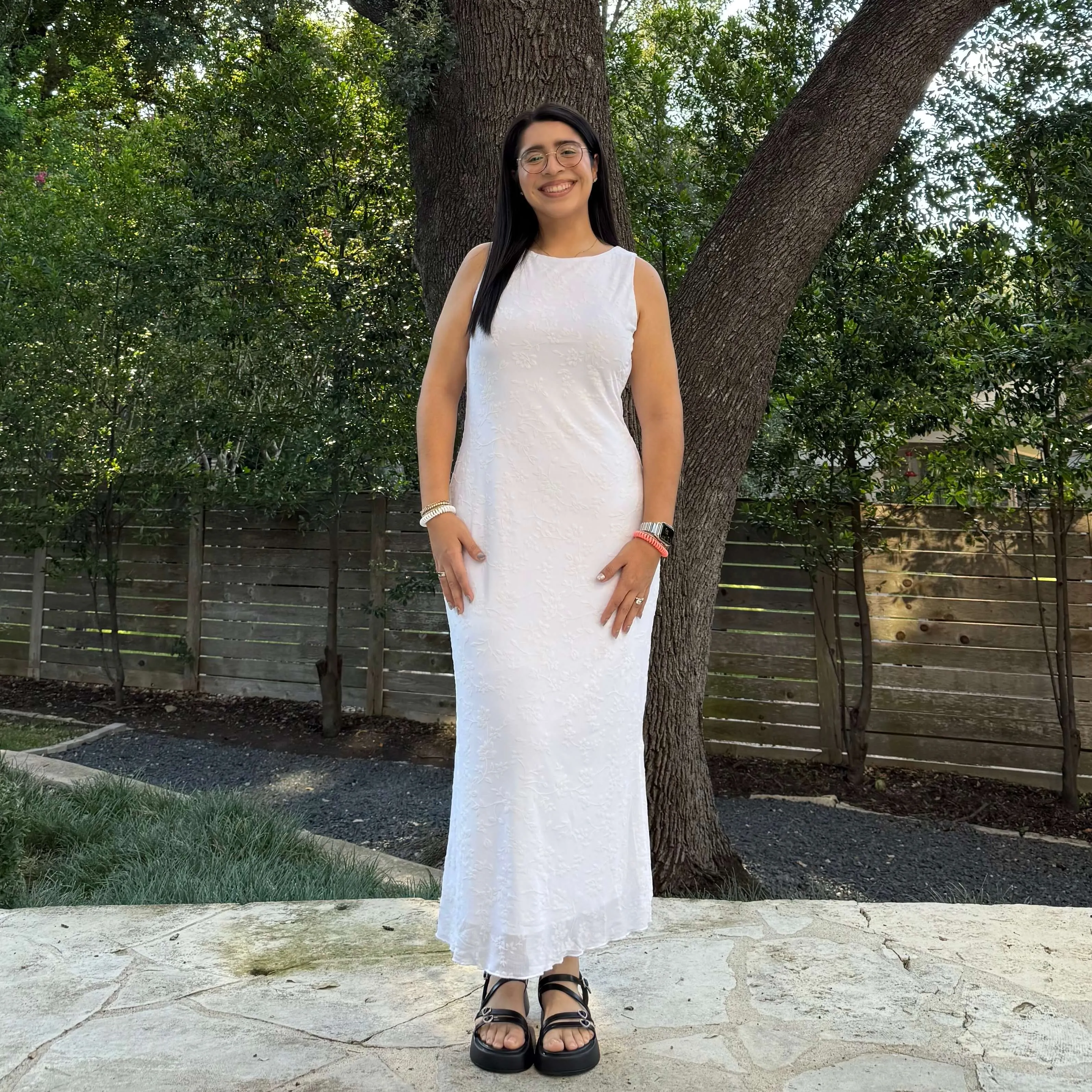 The Muse Dress - White Floral *Clearance Sale* sold by Shiny by Nature product image thumbnail 3