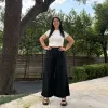 26" Inseam Picnic Pants - Solid Black sold by Shiny by Nature