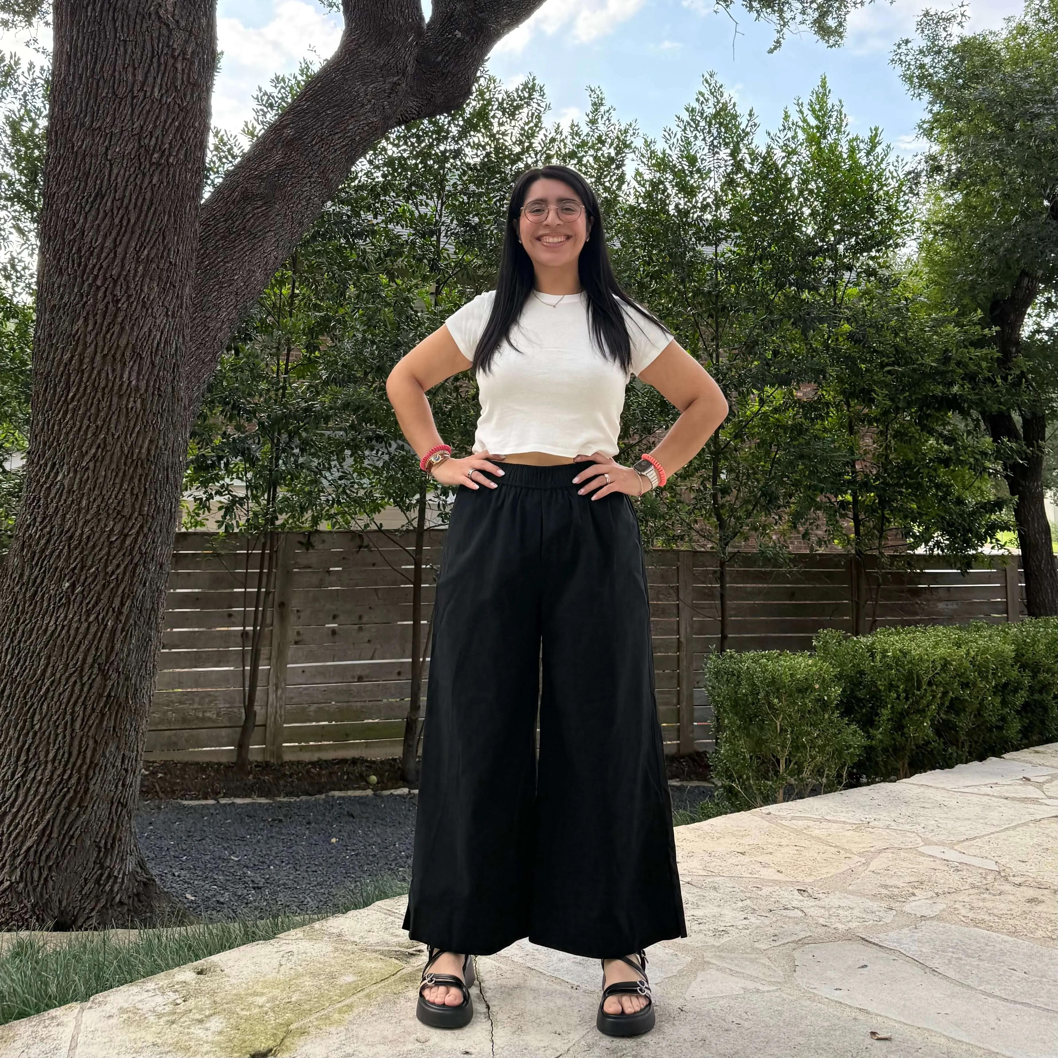 26" Inseam Picnic Pants - Solid Black *Clearance Sale* sold by Shiny by Nature product image thumbnail 4