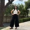 26" Inseam Picnic Pants - Solid Black sold by Shiny by Nature