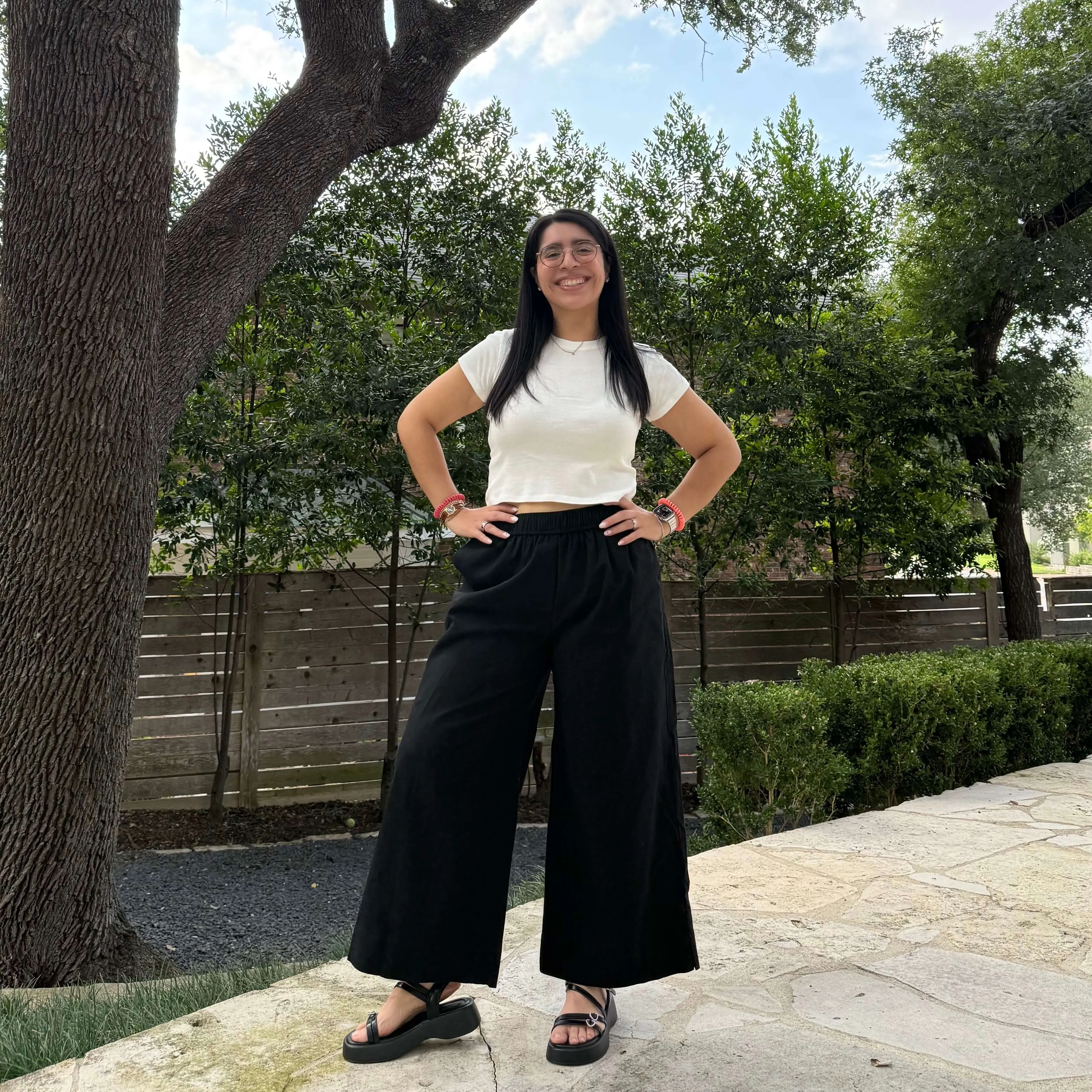 26" Inseam Picnic Pants - Solid Black *Clearance Sale* sold by Shiny by Nature product image thumbnail 5