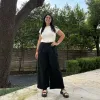 26" Inseam Picnic Pants - Solid Black sold by Shiny by Nature