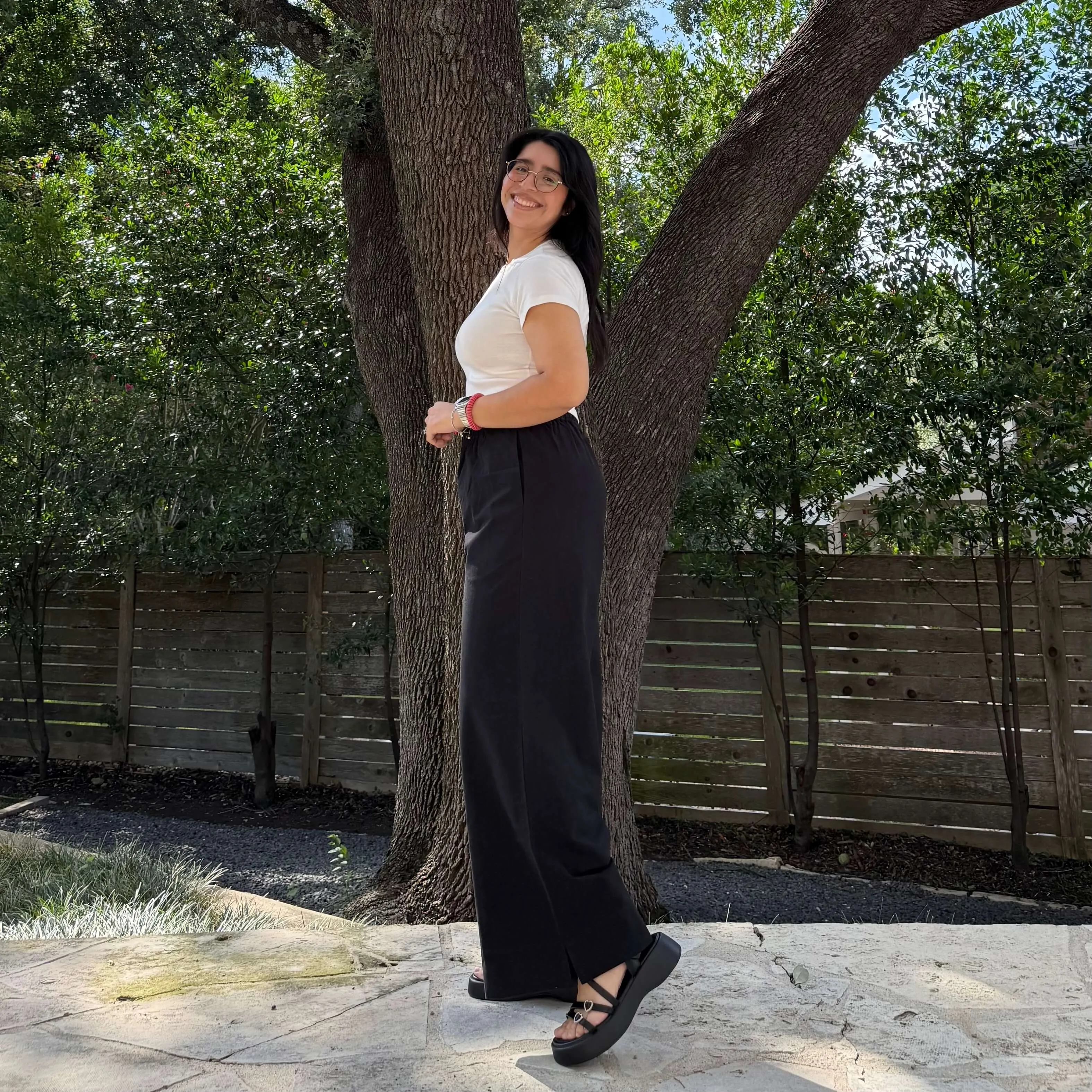 29" Inseam Picnic Pants - Black Cotton *Clearance Sale* sold by Shiny by Nature product image thumbnail 5