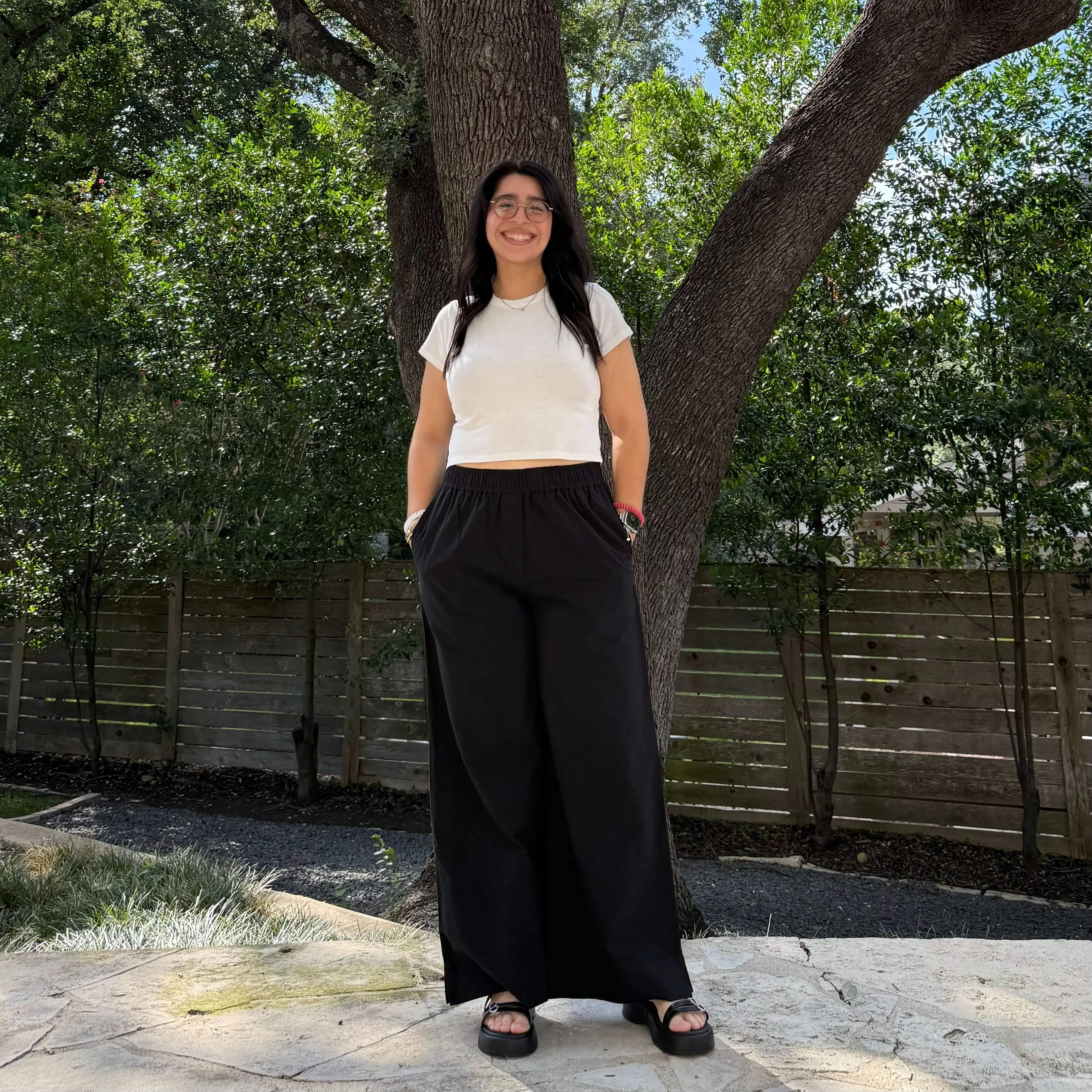 29" Inseam Picnic Pants - Black Cotton *Clearance Sale* sold by Shiny by Nature product image thumbnail 4