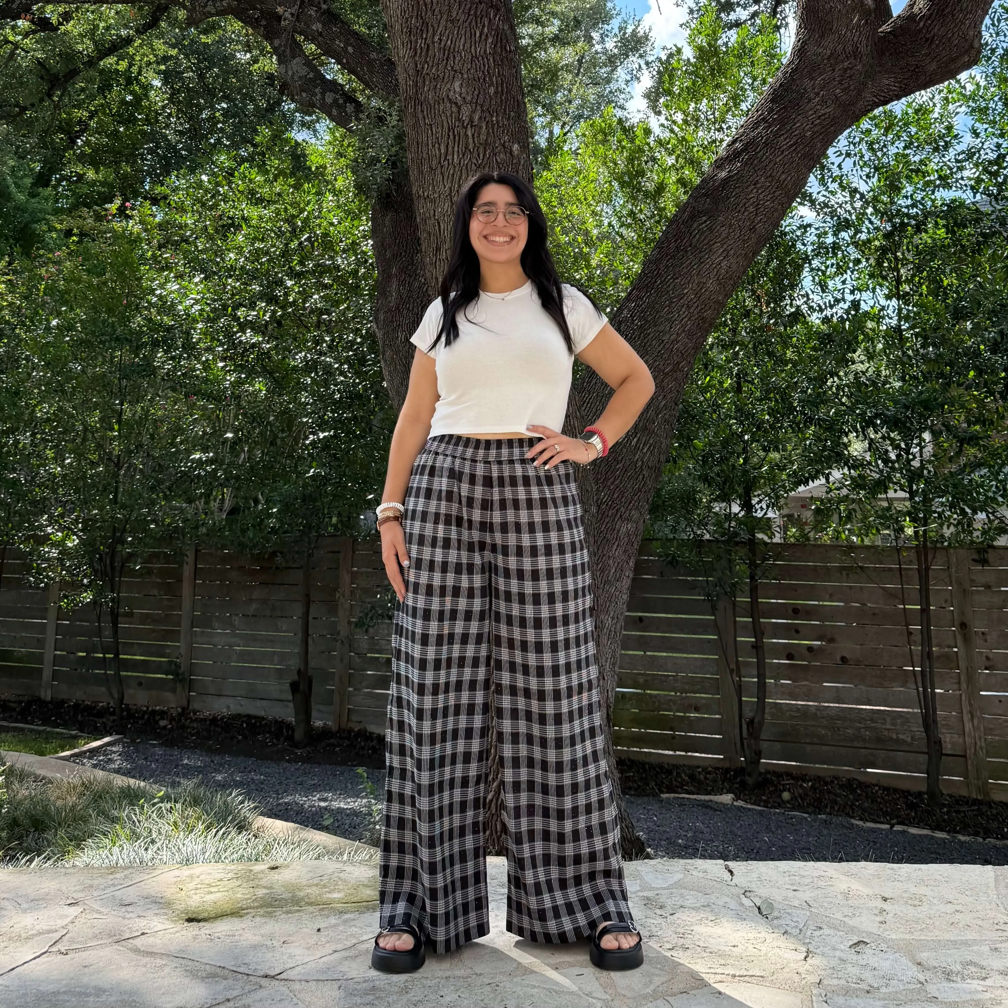 28 Inch Picnic Pants - Midnight Plaid *Clearance Sale* sold by Shiny by Nature product image thumbnail 5