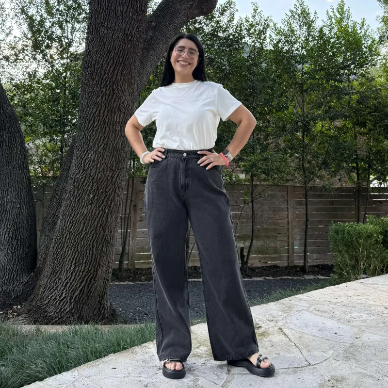 29" Inseam Jeans - Dark Gray *Clearance Sale* sold by Shiny by Nature