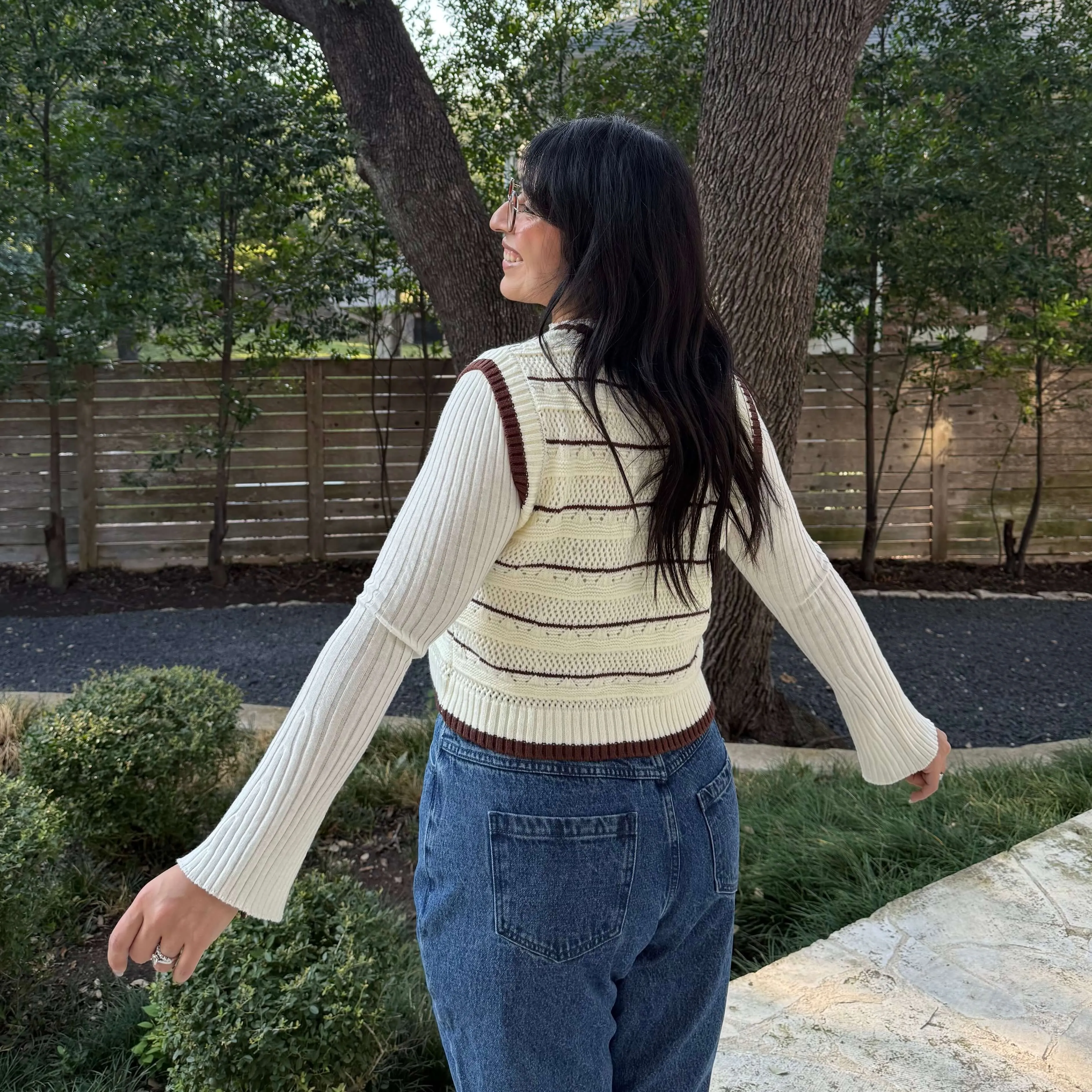 The Scholar Vest - Cream sold by Shiny by Nature product image thumbnail 4