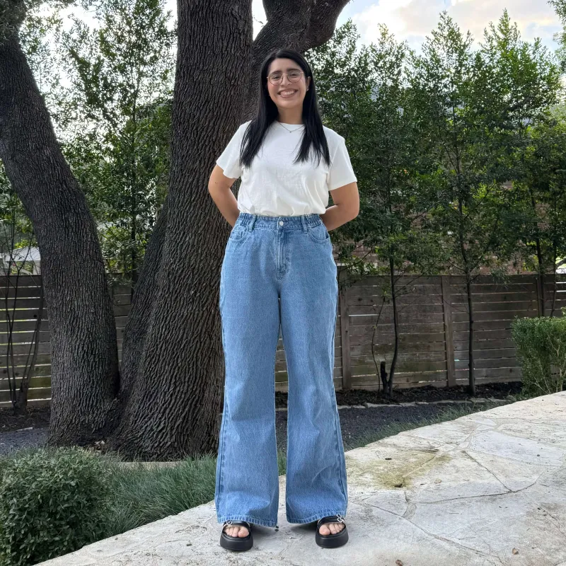 29" Inseam Bootcut Jeans - Light Wash *Clearance Sale* sold by Shiny by Nature