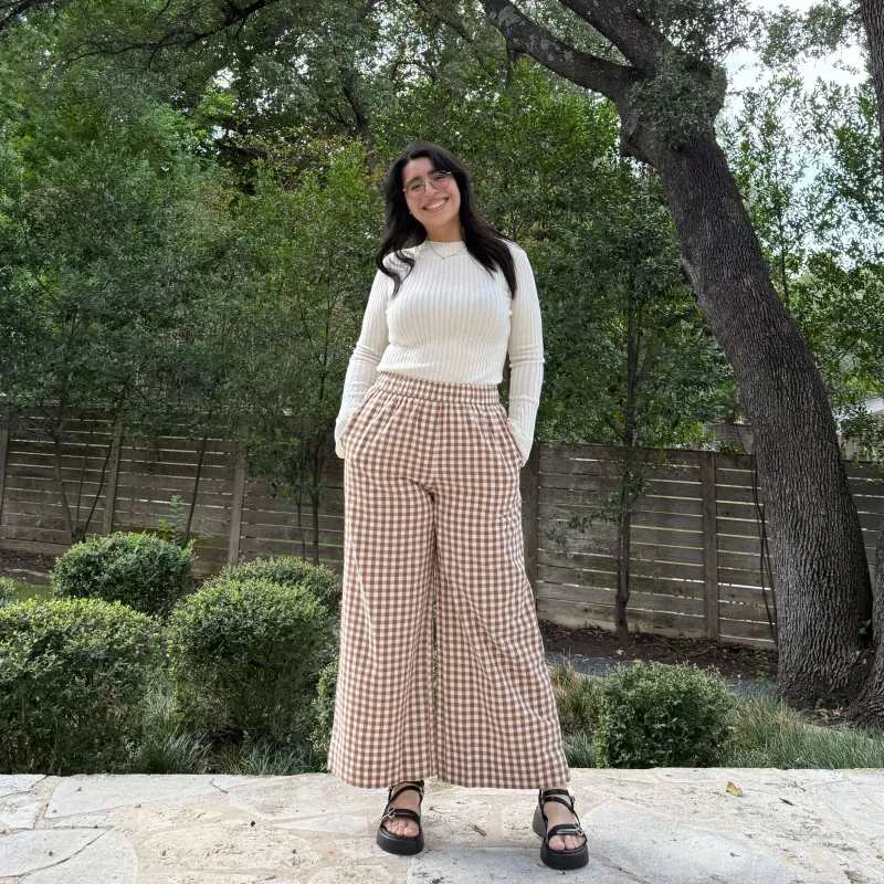 26" Inseam Picnic Pants - Chestnut *Clearance Sale* sold by Shiny by Nature